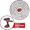 Einhell Professional Akülü Darbeli Vidalama TP-CD 18/70 Li-i BL+70 (3 Ah) Power X-Change (18 V, kömürsüz, 70 Nm, darbeli delme fonksiyonu, 70 parça aksesuar, E-Case, akü, şarj cihazı)