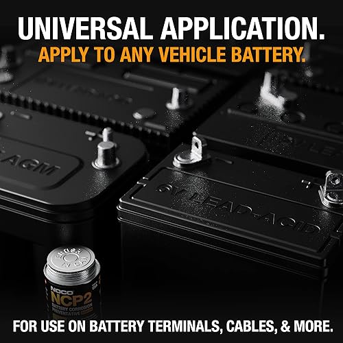 Miniatura 6 de Noco Batería preventivo de corrosión de batería, compuesto para untar con cepillo /paquete de 1, Plateado