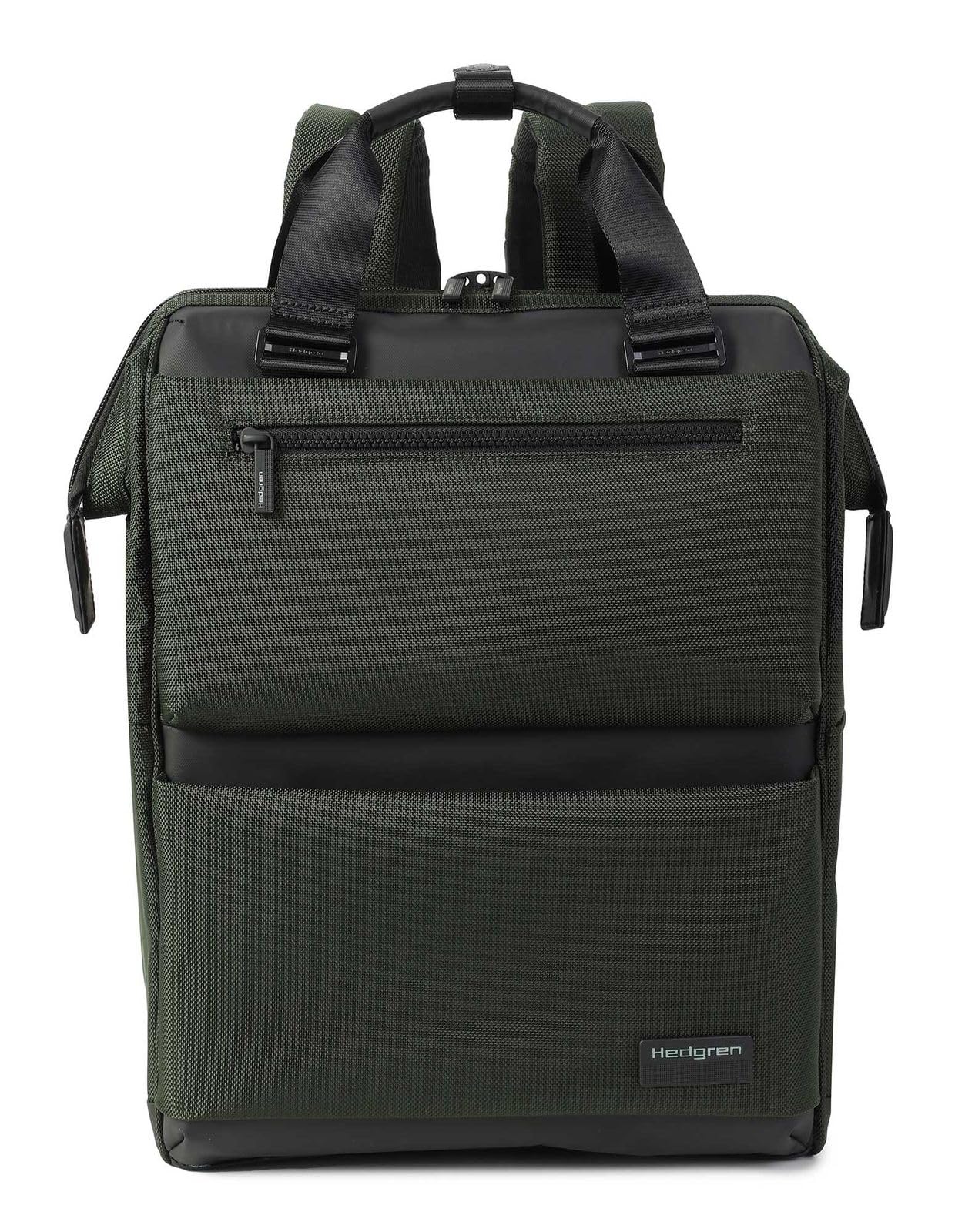 Hedgren Next Clip Backpack 1 Compartment 15.6" + RFID Deep Depths Dark Green