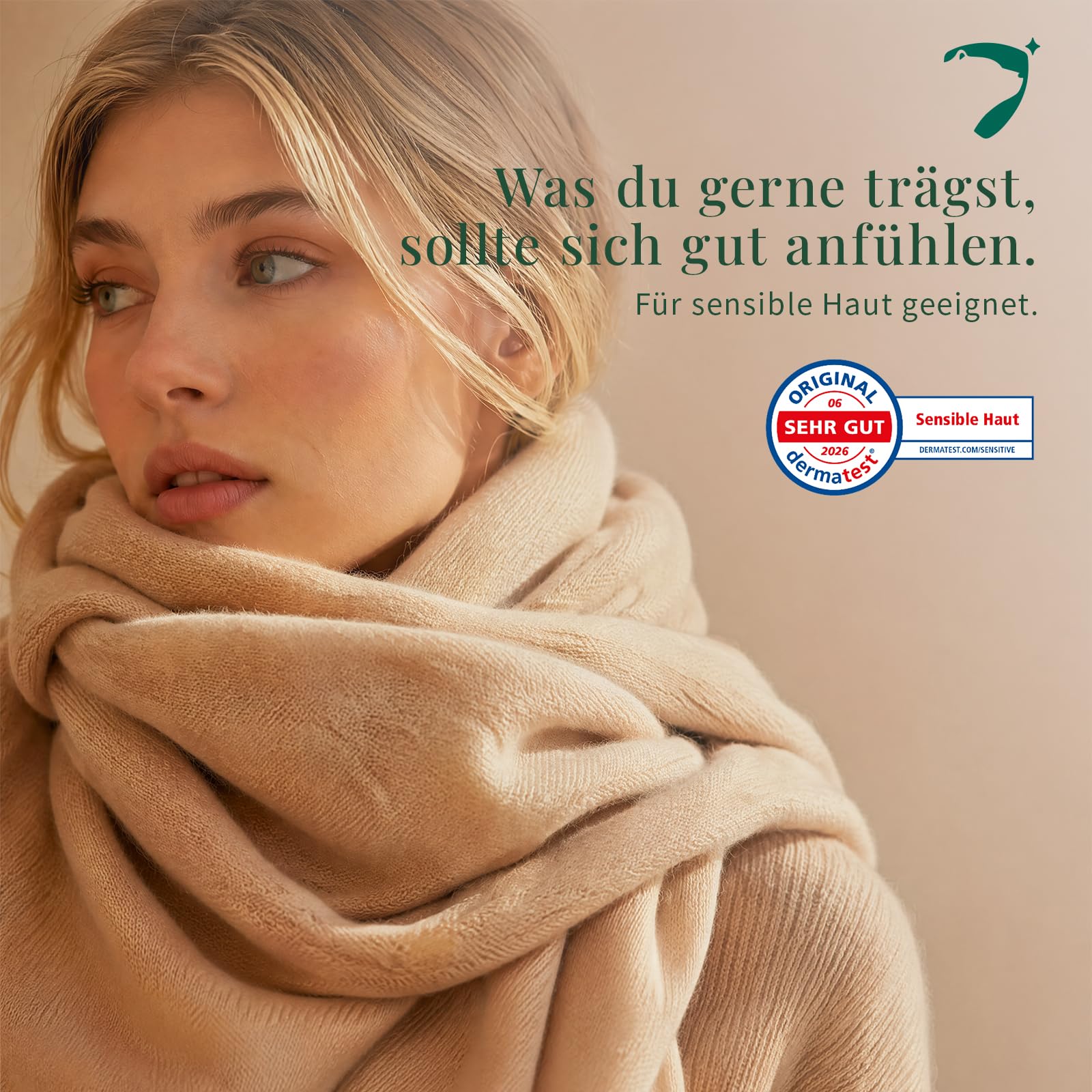 Wollwaschmittel 2L – Feinwaschmittel 50-100 Wäschen, Flüssigwaschmittel für Wolle, Seide & Kaschmir, Sensitiv-Formel, Wirksam ab 20°C, schonend zu Stoffen
