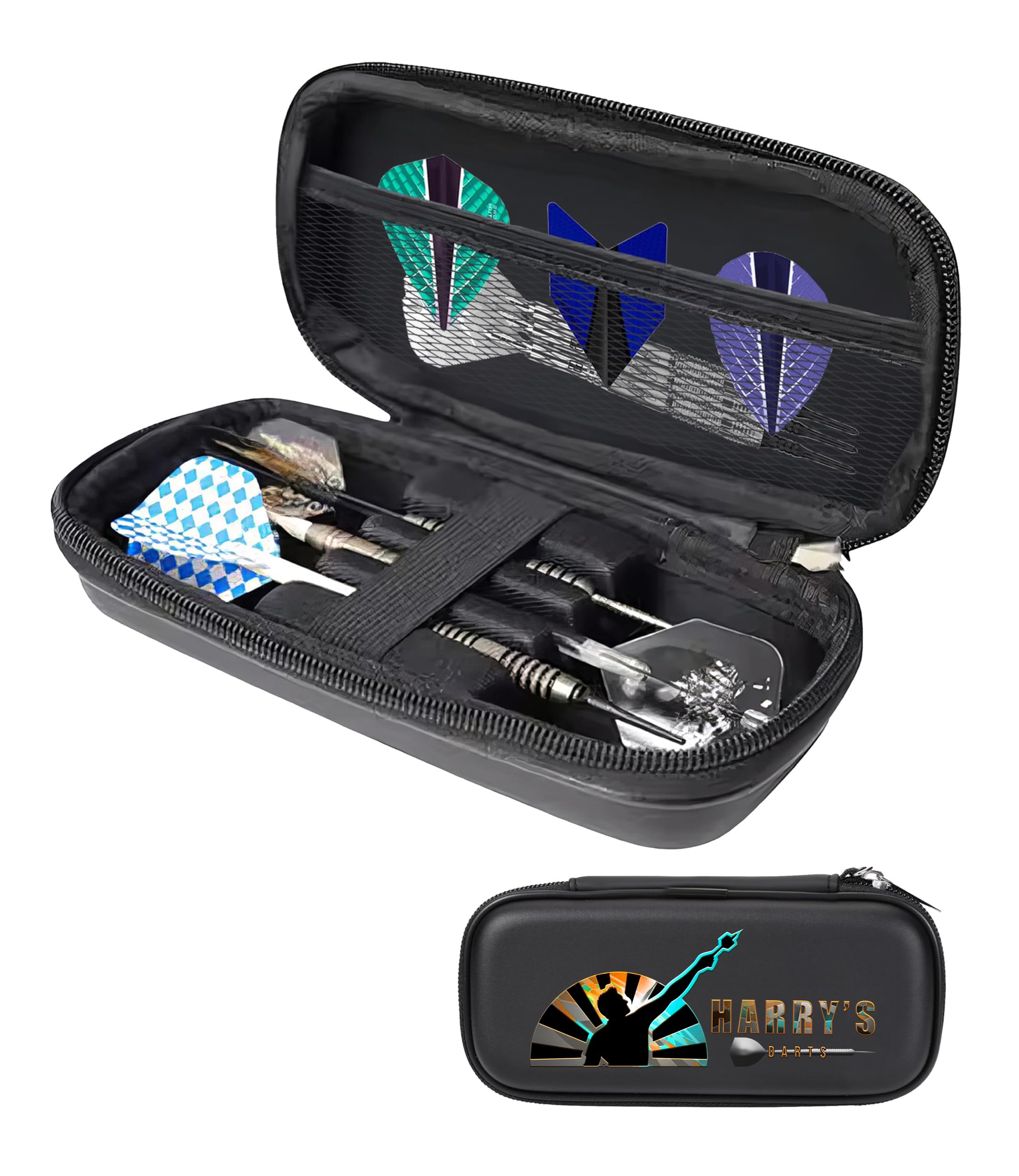 Varsany Personalised Darts Case Holds 3 Darts Wallet Storage Accessories D