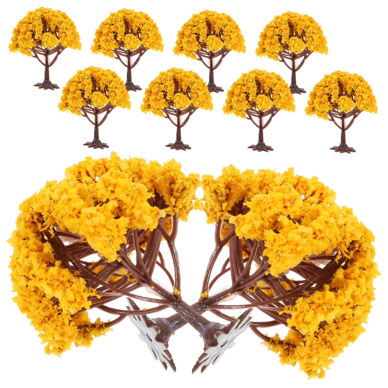 POPETPOP 30 Piezas Microdecoración Paisajística Terreno Planta Arbol Paisaje Árbol Modelo Árboles Modelo Árboles para Maquetas Trenes Sa60 Árbol Pequeño Esponja Decoración del Árbol