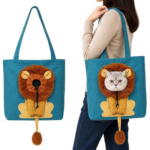 Cat-in-the-Bag Cozy Comfort Carrier (Light Blue)