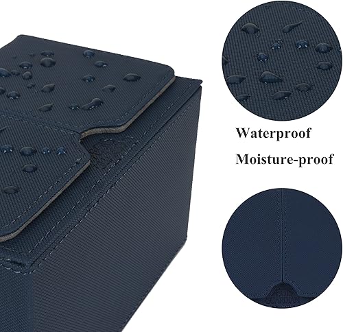 Miniatura 4 de AEGIS GUARDIAN - Caja de cartas con bandeja de dados para cartas MTG, caja de cubierta de comandante con capacidad para más de 150 tarjetas, caja de