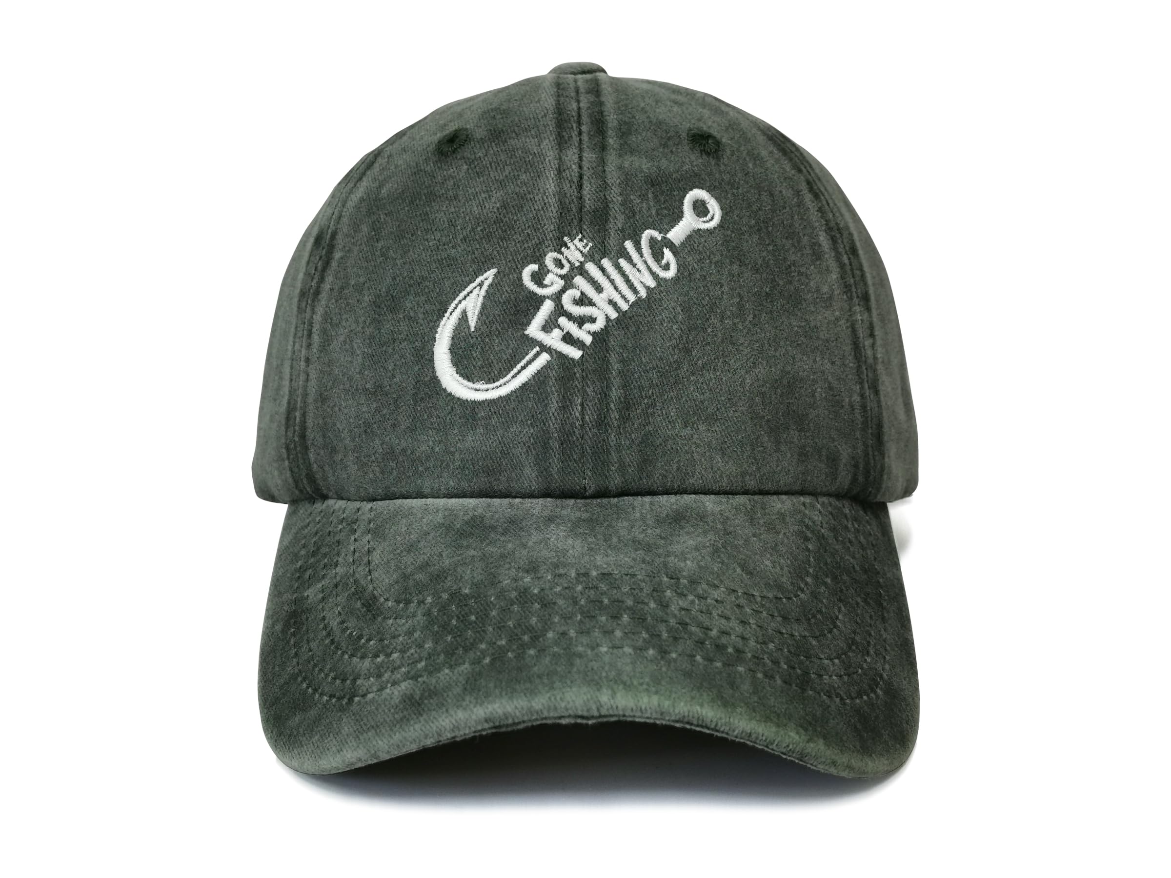 Embroidered Gone Fishing Hats