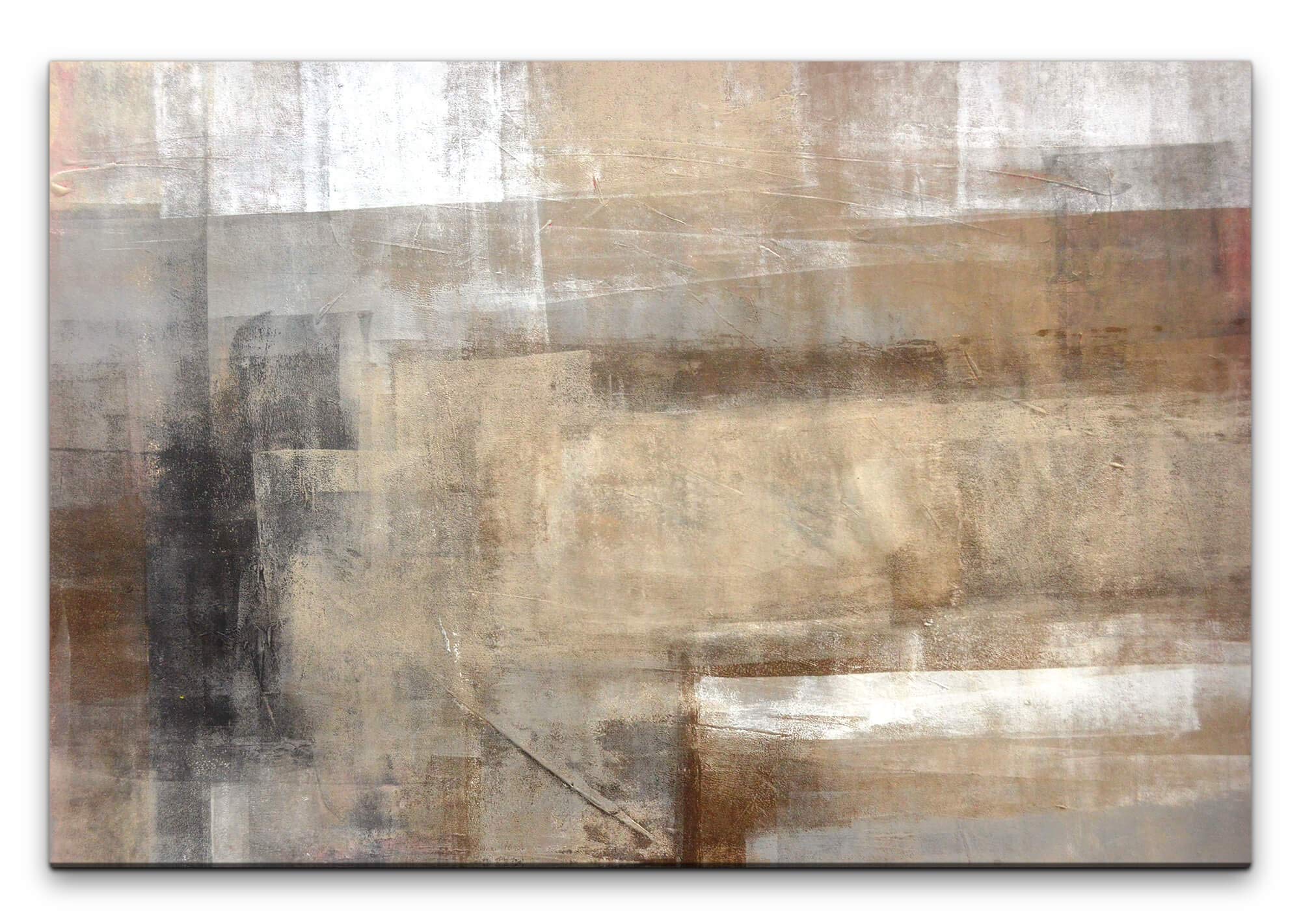 Paul Sinus Art Abstrakte Kunst 180 x 120 cm Inspirierende Fotokunst in Museums-Qualität für Ihr Zuhause als Wandbild auf Leinwand in XXL Format