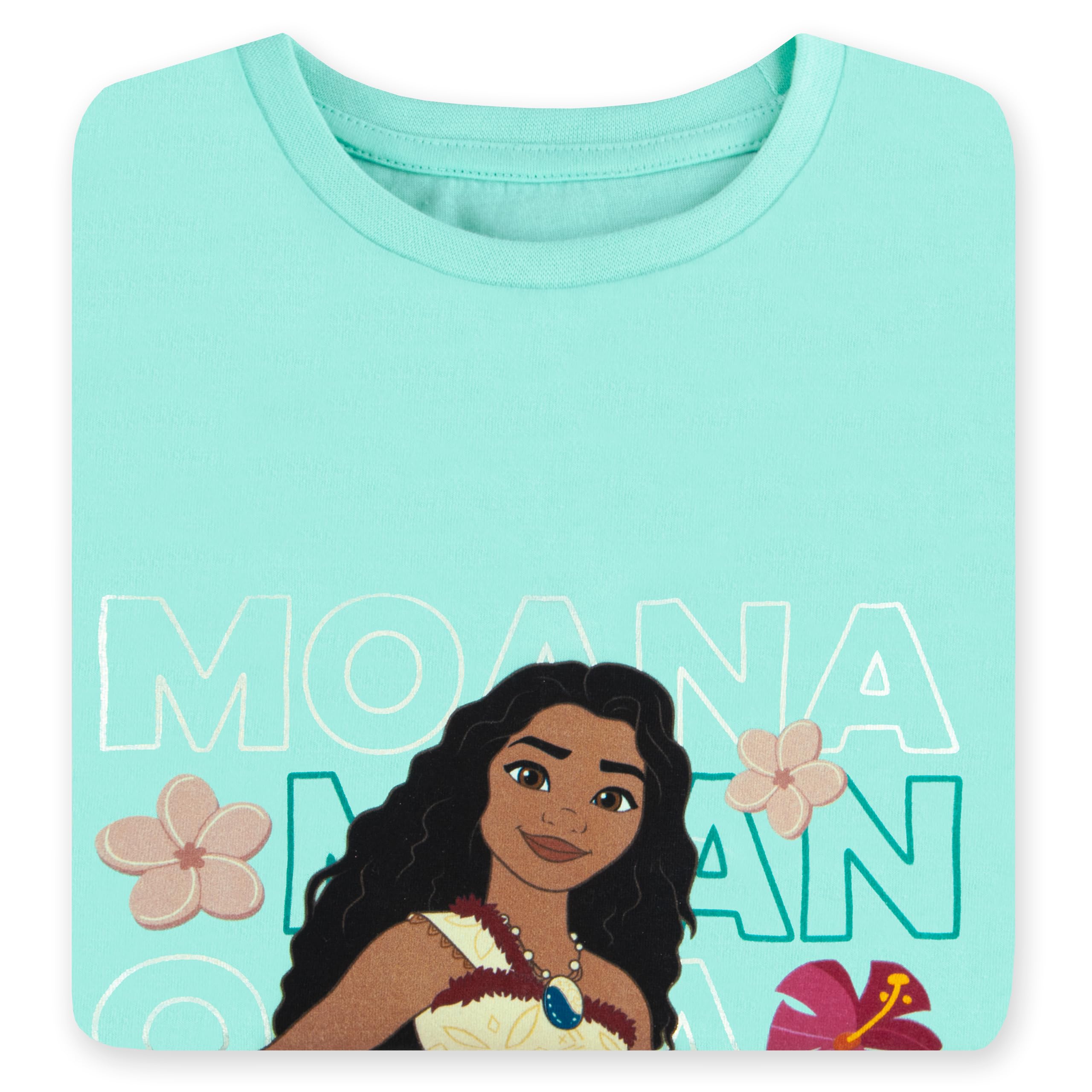 Disney Koszulka Dziewczęca Moana, Długorękawowa Koszulka T-Shirt Dla Dziewczynki, Oficjalna Moana Merchandise