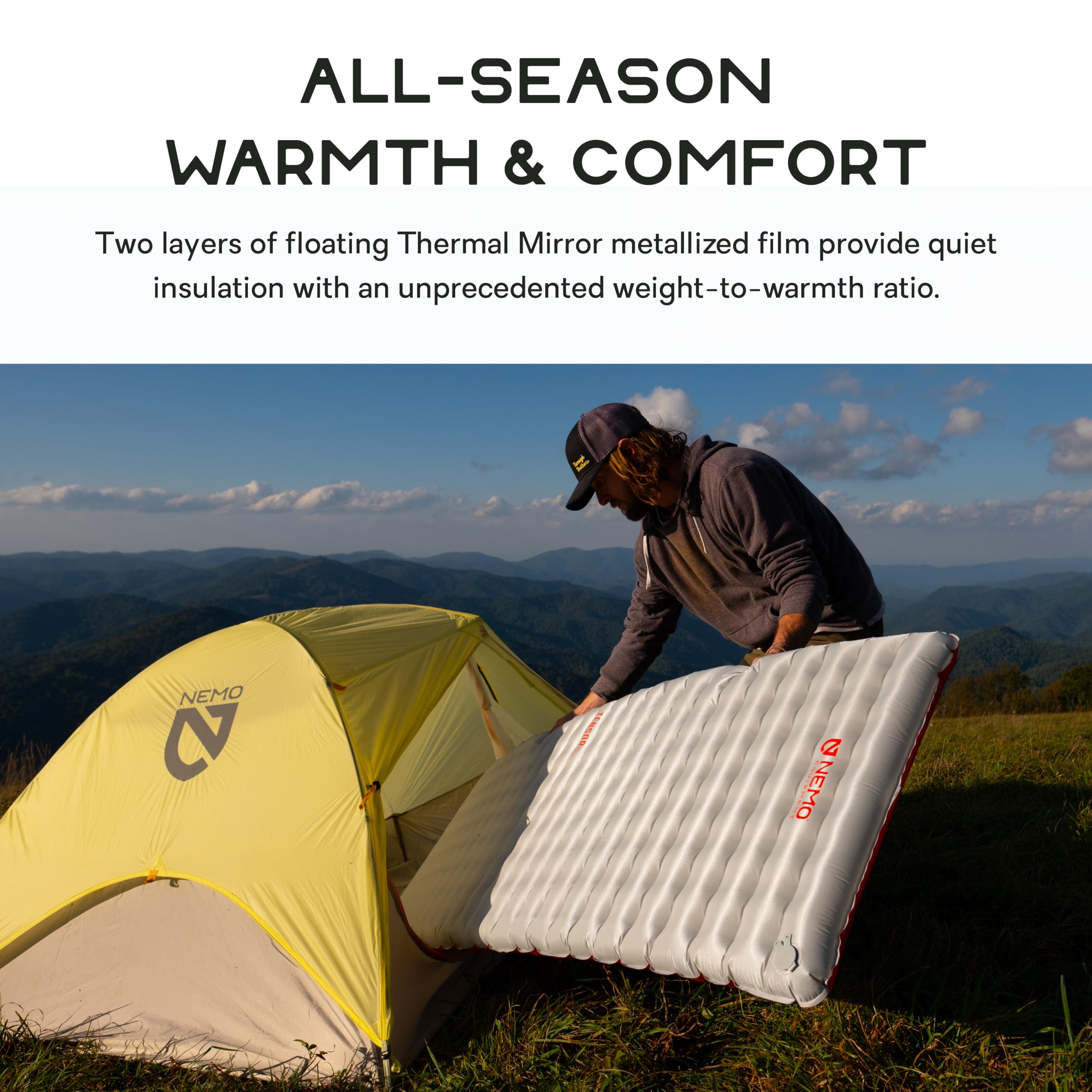 アウトドア寝具 NEMO / Tensor All-Season Regular Wide NEMO Equipment Tensor All-Season Sleeping Pad - Regular/Wide