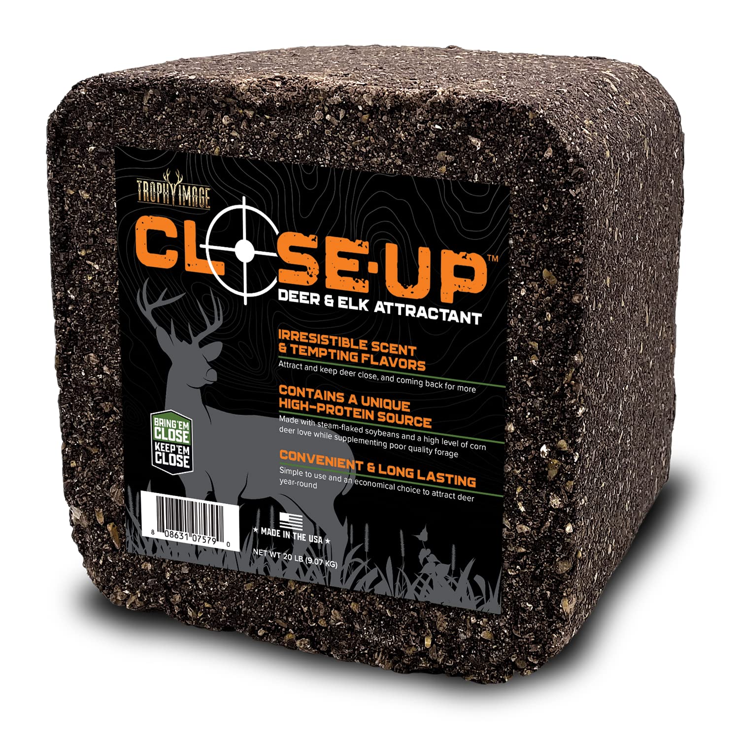 Close Up Deer and Elk Attractant Block | 20 Pound Block