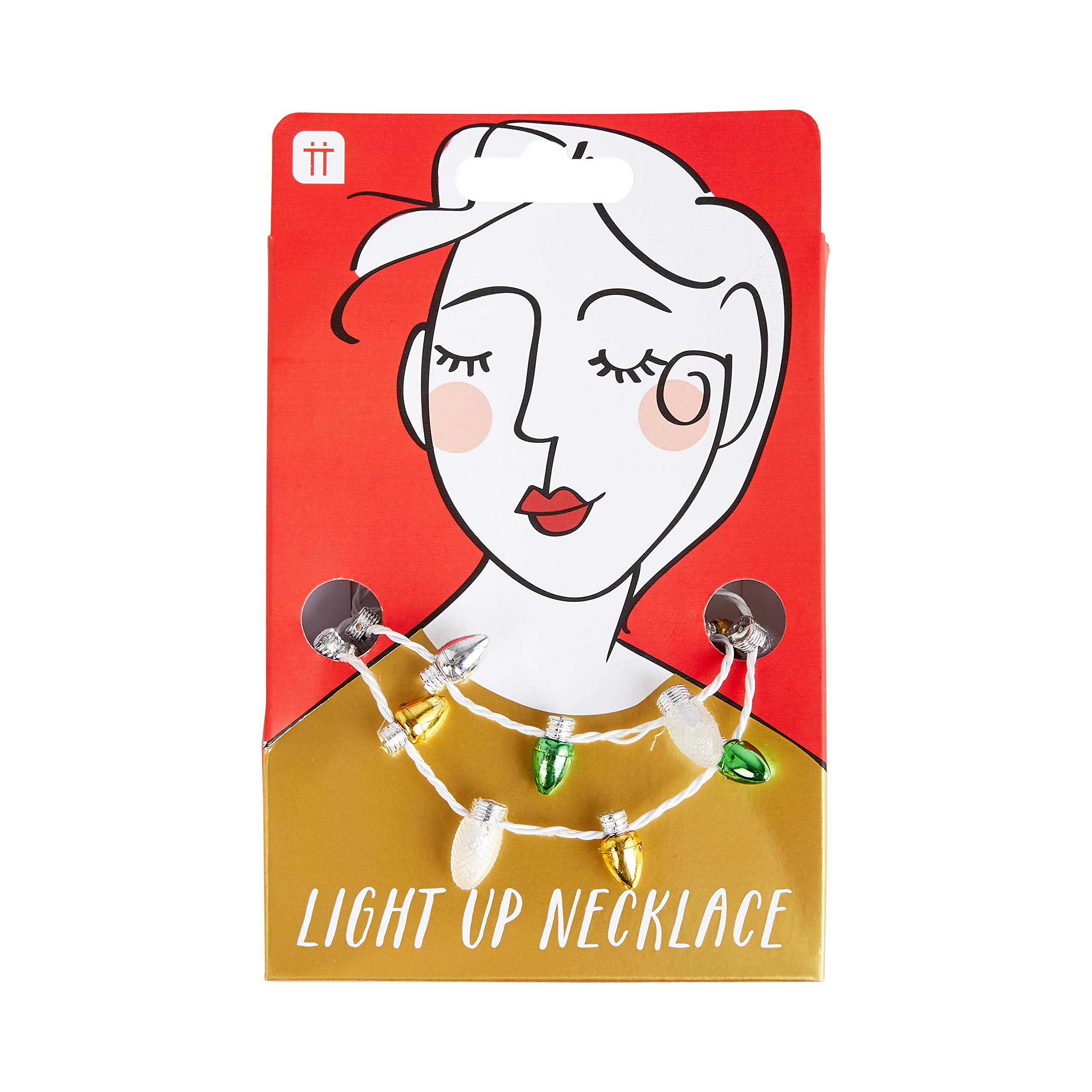 Talking Tables Head Turners Light Up Colorful Necklace