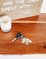 Vista 3 de Wooden Mama Bear Keychain Gift For Mom, Engraved Mama Bear Keyring Gift For Her