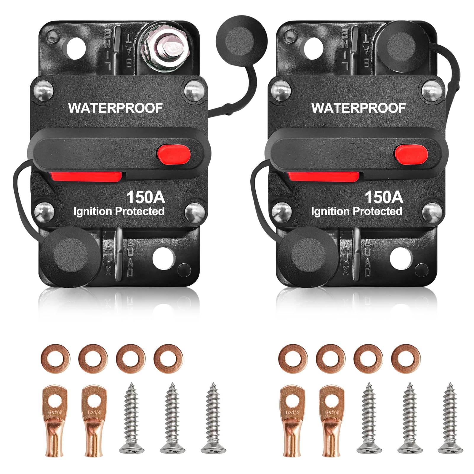 150 Amp Marine Circuit Breaker - DC 12V-48V -1 150 Amp Marine Circuit Breaker - DC 12V-48V -1