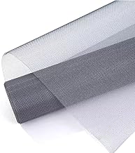 Moustiquaire Porte Fenetre 150 x 200, DIYCUT Moustiquaire Fibre de Verre Grise, 17 Mailles Moustiquaire Rouleau Souple Invisible Transparent pour éviter les Moustiques et les Insectes