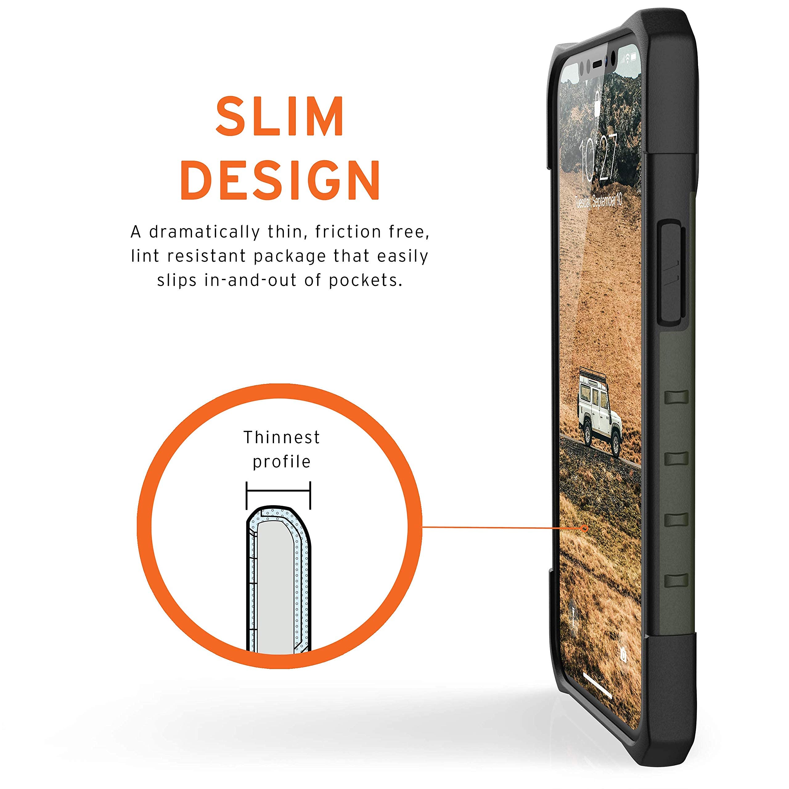 Urban Armor Gear Pathfinder Cubierta Apple iPhone 12 Pro MAX (6,7" Pulgadas) Funda Protectora (Compatible con Carga inalámbrica, Resistente los choques, Parachoques Ultra Delgado) Forest Camo