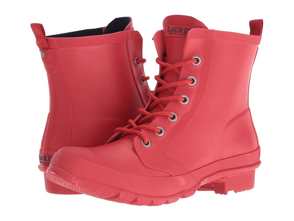 

LAUREN Ralph Lauren Mikenna (Red Solid Matte Rubber) Women's Rain Boots