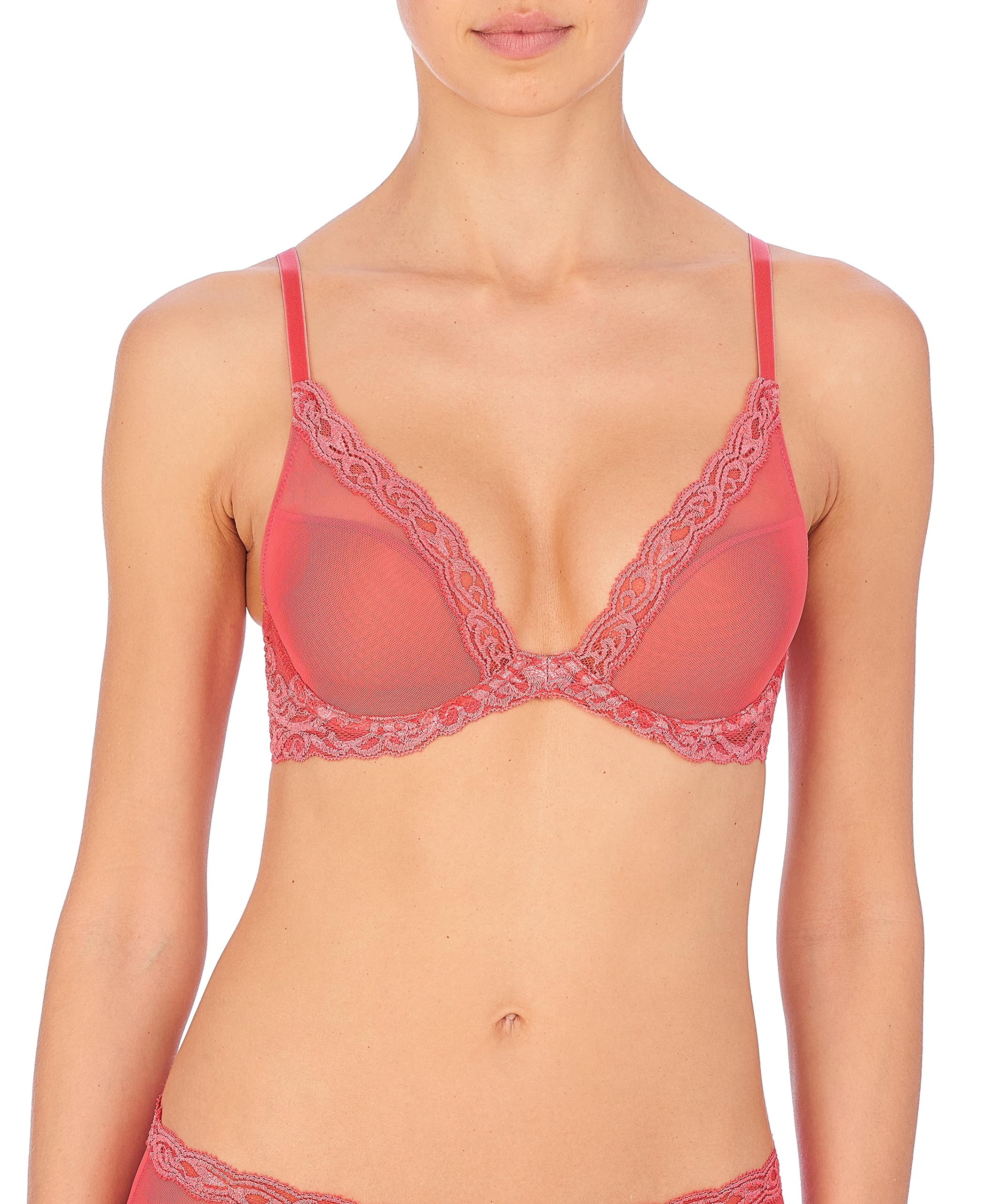Natori Women Feathers Lace Plunge T-Shirt Bra — view 45