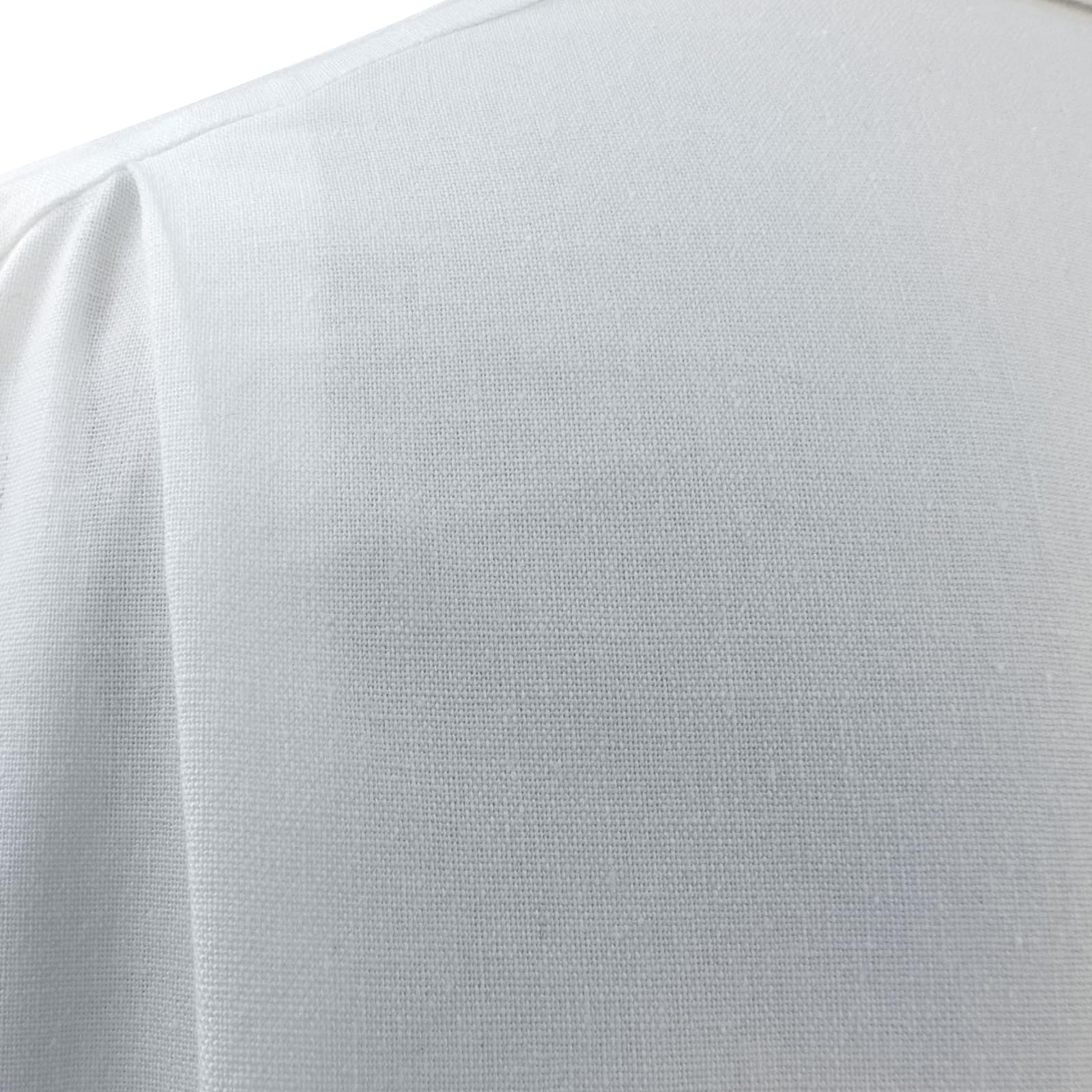 MYAYD Bata unisex de algodón para clero, púlpito litúrgico, uniforme suelto, talla grande, color blanco