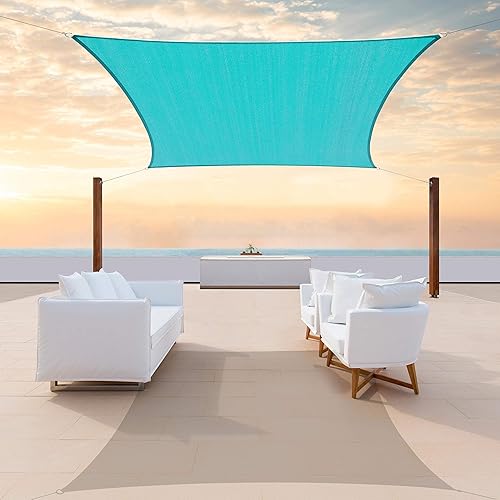 ColorTree - Toldo personalizable, parasol rectangular TAPR1216, de vela, estándar comercial, resistente, bloquea los rayos UV disponible en Yaxa Colombia