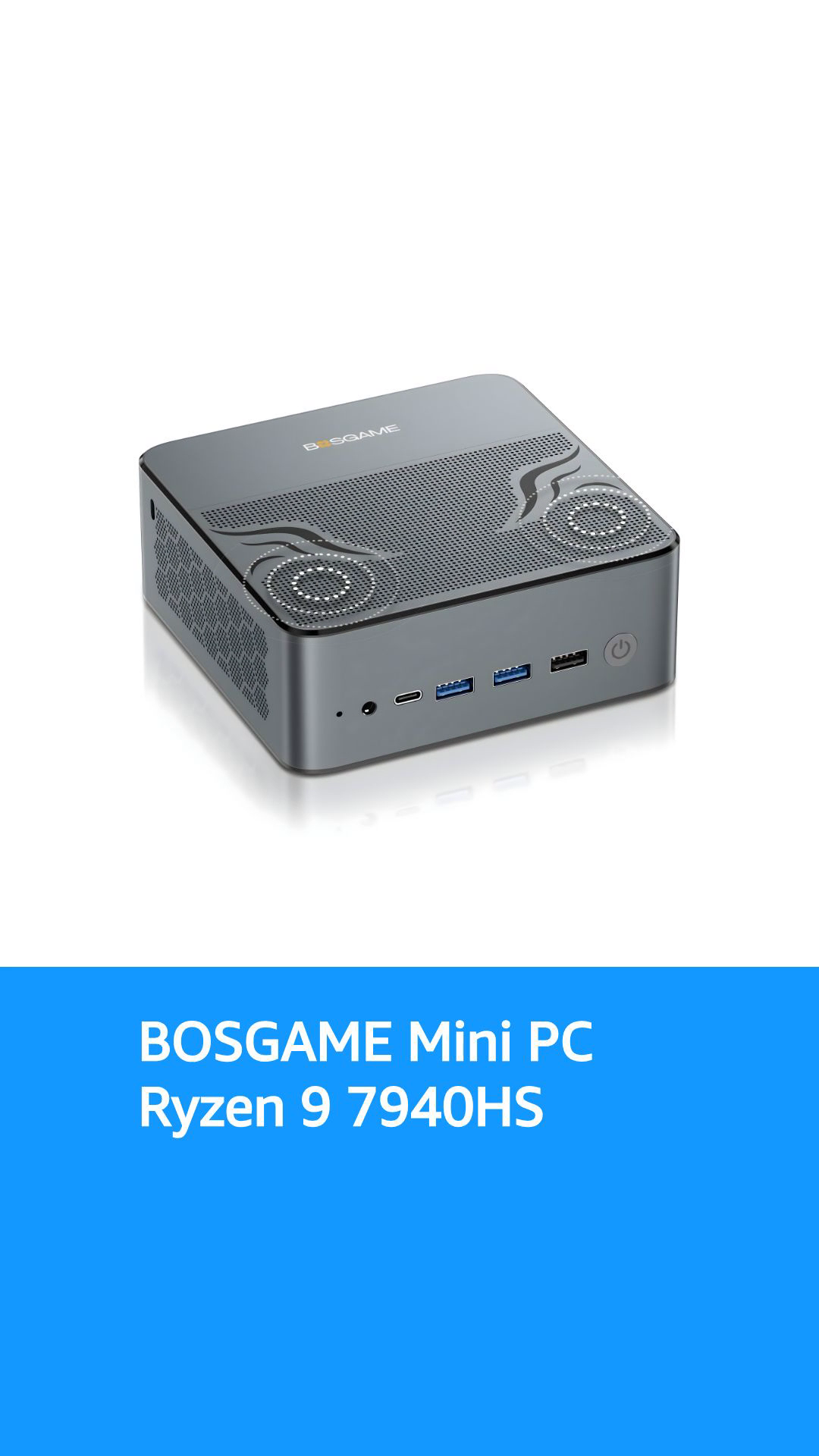 Gaming Mini PC Ryzen 9 7940HS 11 Pro Mini Computers, Radeon 780M