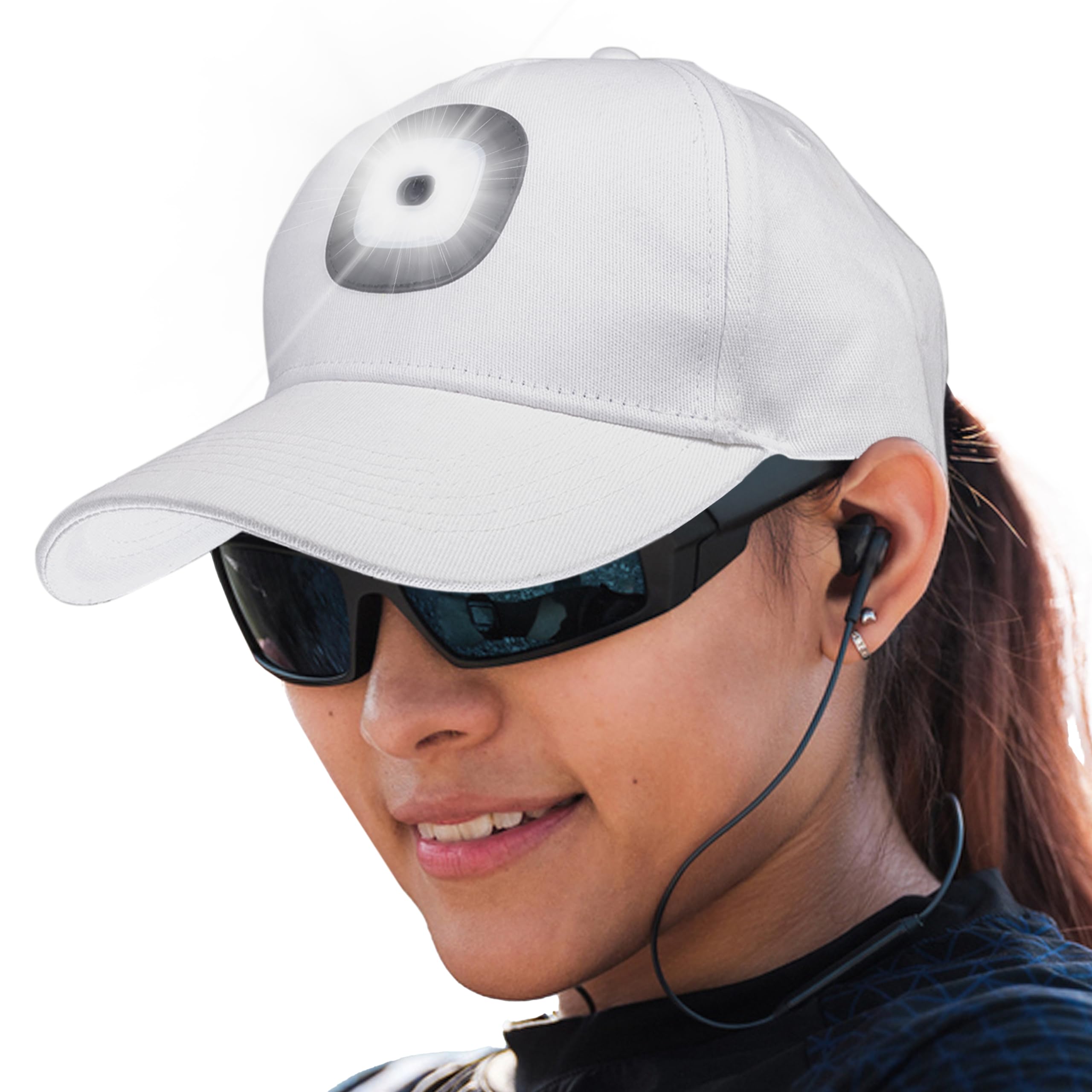 Casquette De Baseball Avec LED Rechargeable - Lumière Frontale Intégrée - Idéale Pour Pêche, Golf, Camping