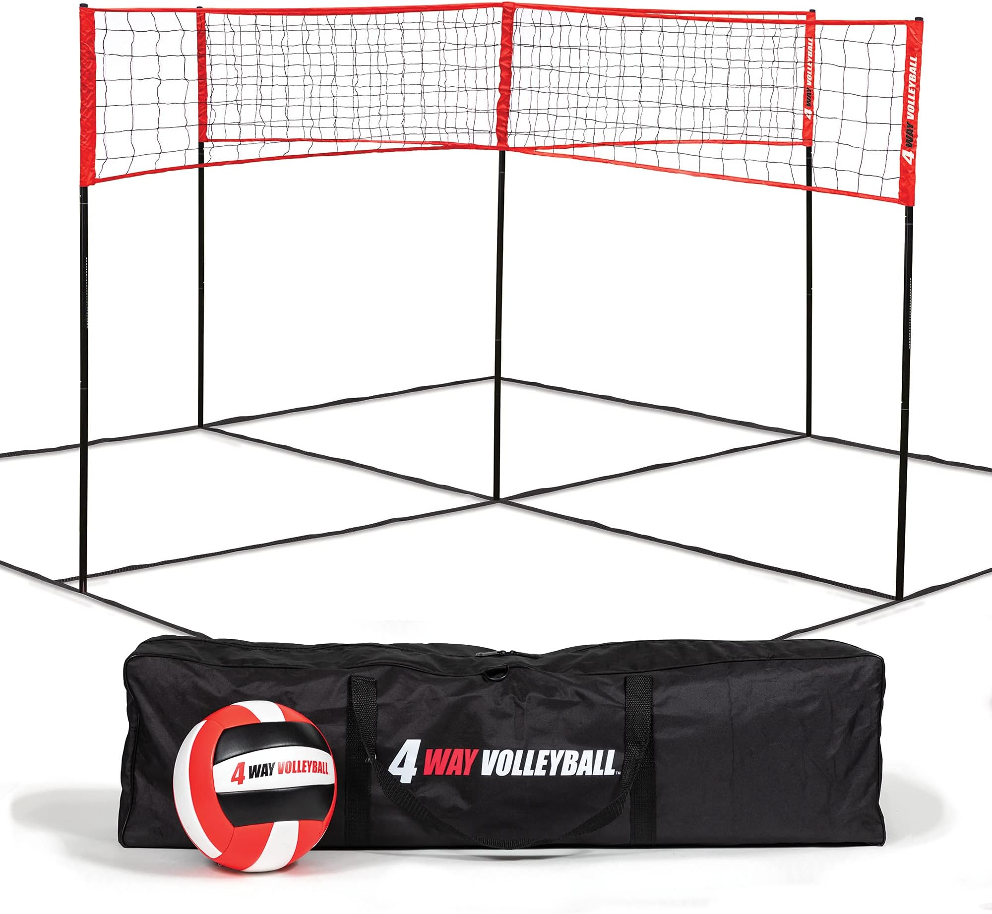4-Way Volleyball and Badminton Net