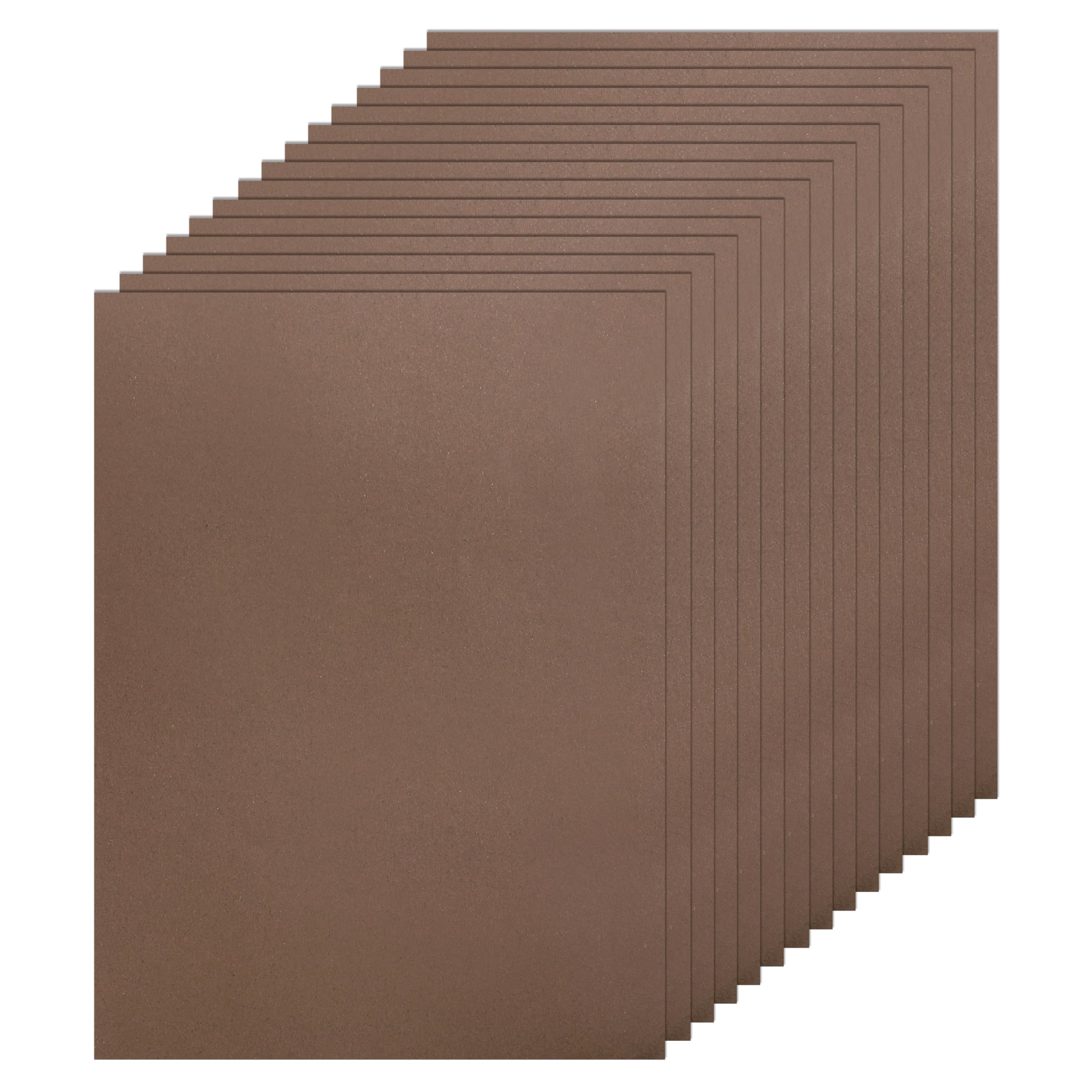 Silunkia 28 Sheets Coffee Color Cardstock 8.5 x 11 Craft Paper, 250gsm/92lb Chocolate Brown Card Stock for DIY Card Making, Greeting Cards, Wedding