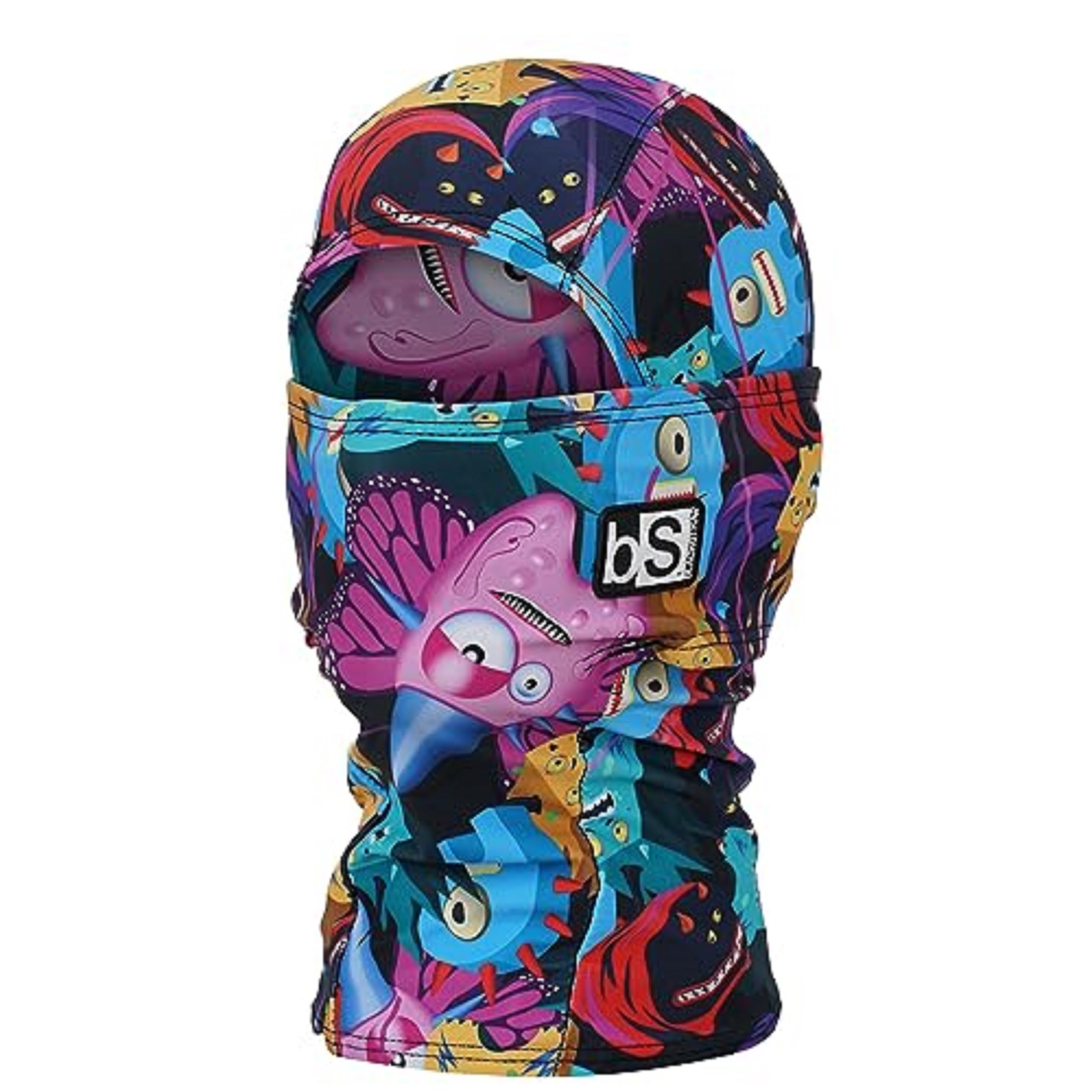 BLACKSTRAP Kids' Hood ExoHinge Balaclava Ski Mask, Helmet Compatible, Keeps Kids Comfortable and Warm