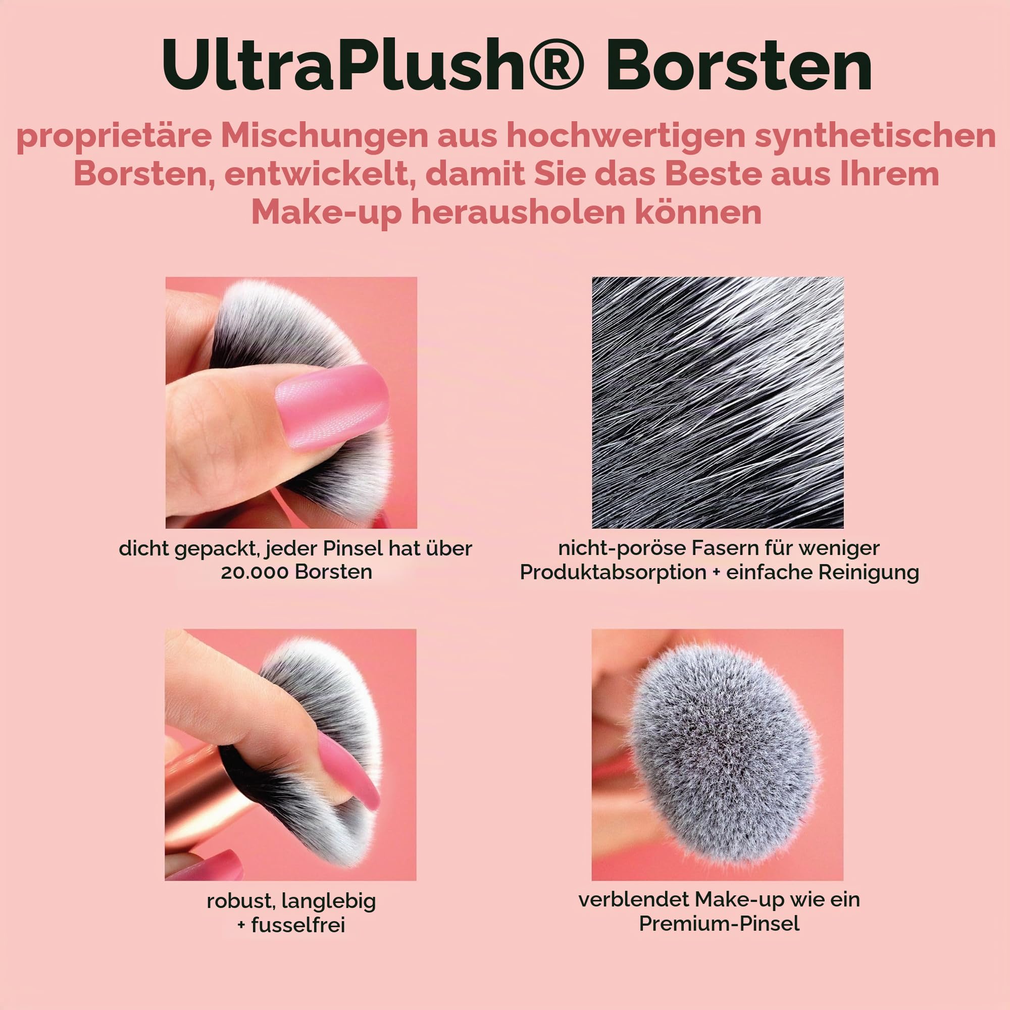 Real Techniques Wrapped In Glow Brush + Sponge Kit, 9 Piece Limited Edition Gift Set