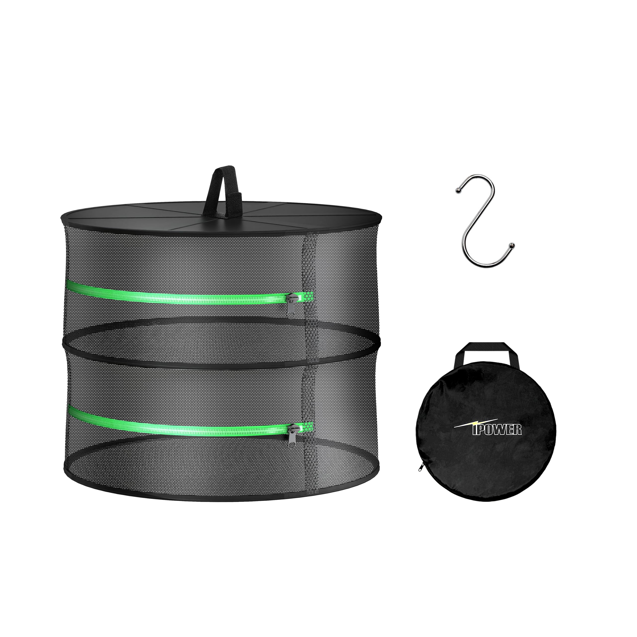 Filet de séchage de 0,6 m iPower à 2 couches pour éviter les moisissures sur vos herbes