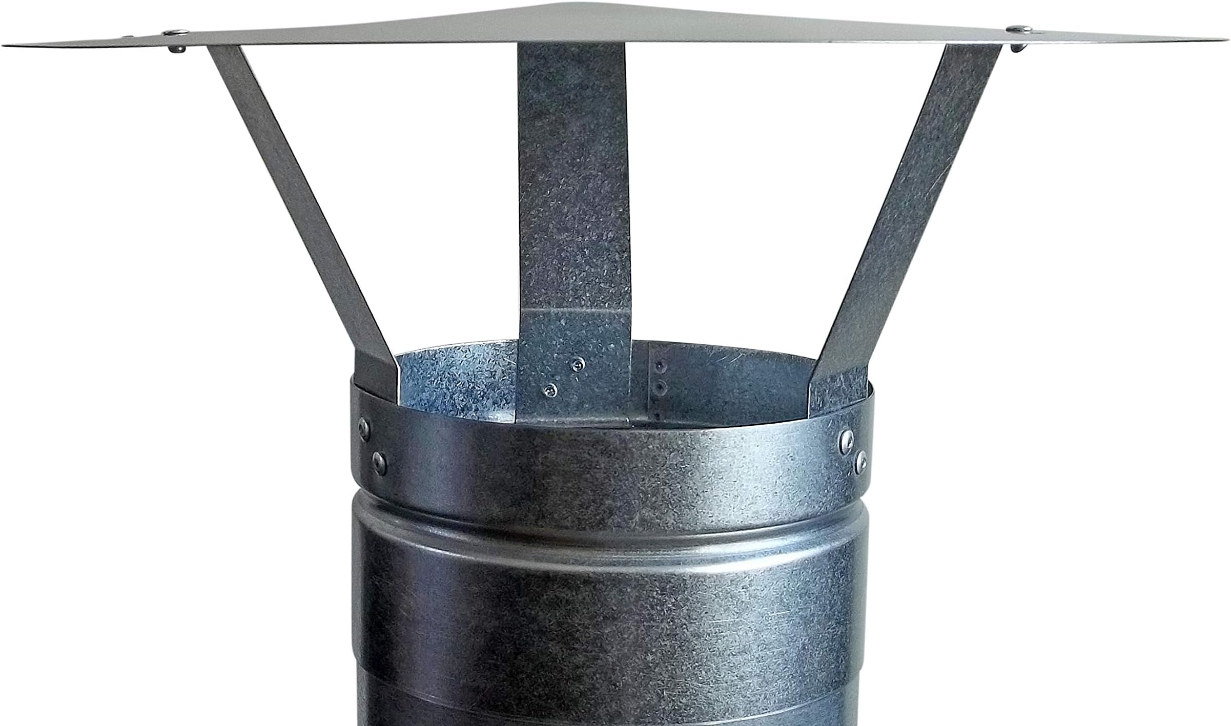 FOXY METAL FABRICATION CHIMNEY CAP,GALVANISED RAIN CAP,CHIMNEY COWL TO FIT 6''/150MM FLUE PIPE/STOVE PIPE