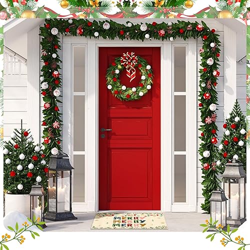 Miniatura 3 de Suttmin Felpudo de cascanueces de 3 piezas, Felpudo de Feliz Navidad, Felices Fiestas, lavable, antideslizante, tapete de piso de soldado de Navidad