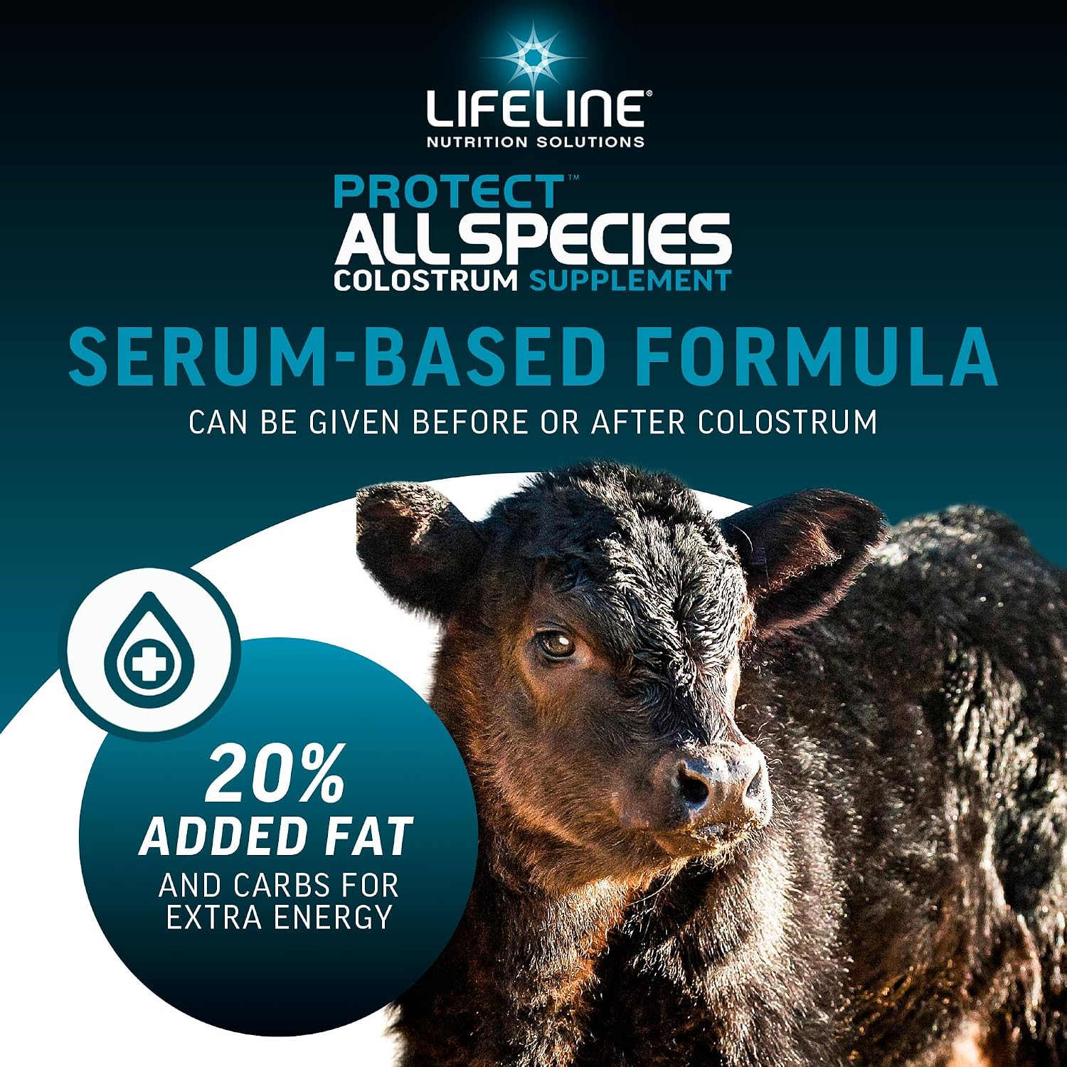 ANNUSO LIFELINE Protect All Species Colostrum Supplement, 1lb Bag - 50g Globulin Protein - 20% Added Fat and Carbohydrates - Immune and Energy Support for Newborn Animals