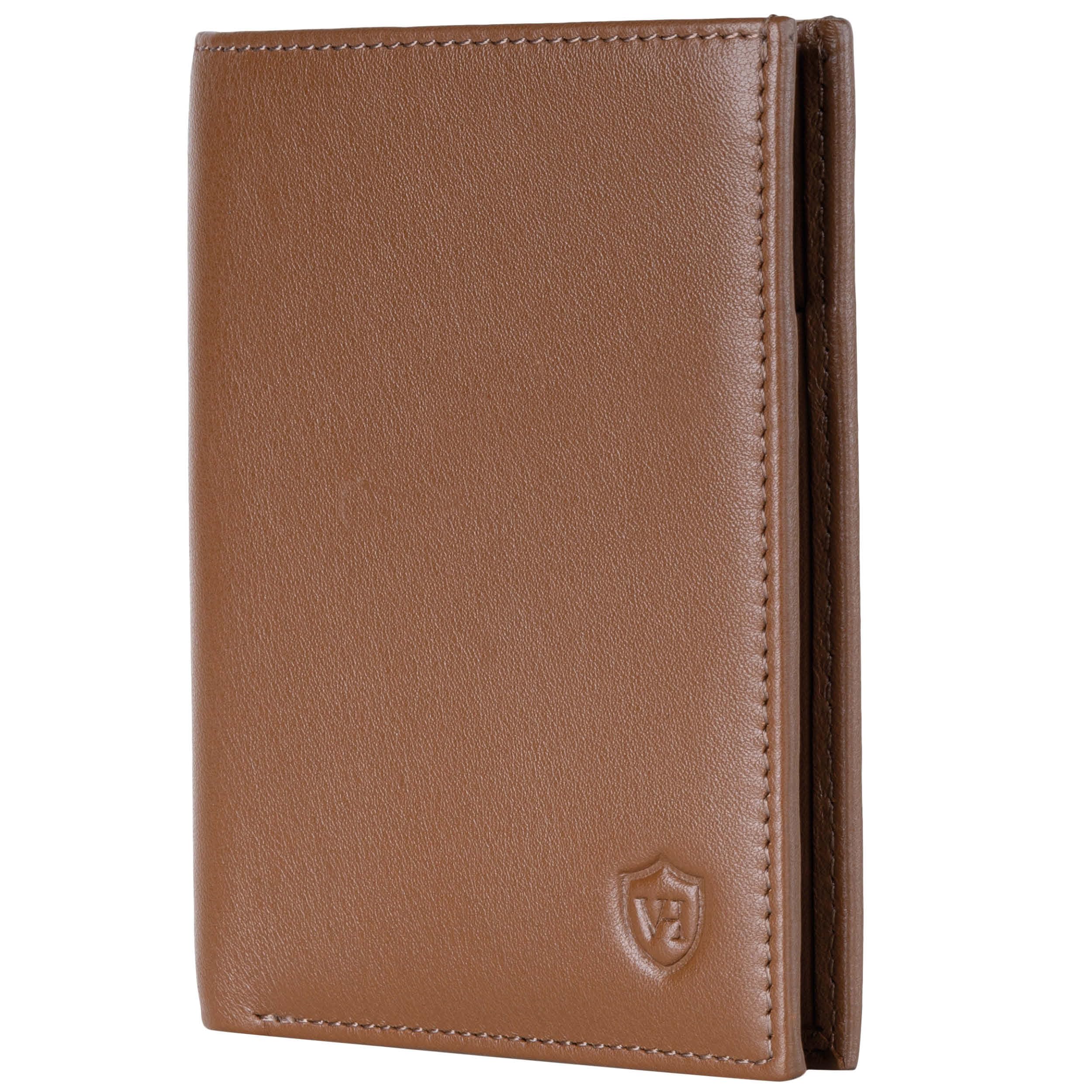 VON HEESEN Leder Geldbörse Herren mit Münzfach & RFID Schutz I Echtleder Geldbeutel für Männer & Damen I Portemonnaie Brieftasche Wallet Portmonee