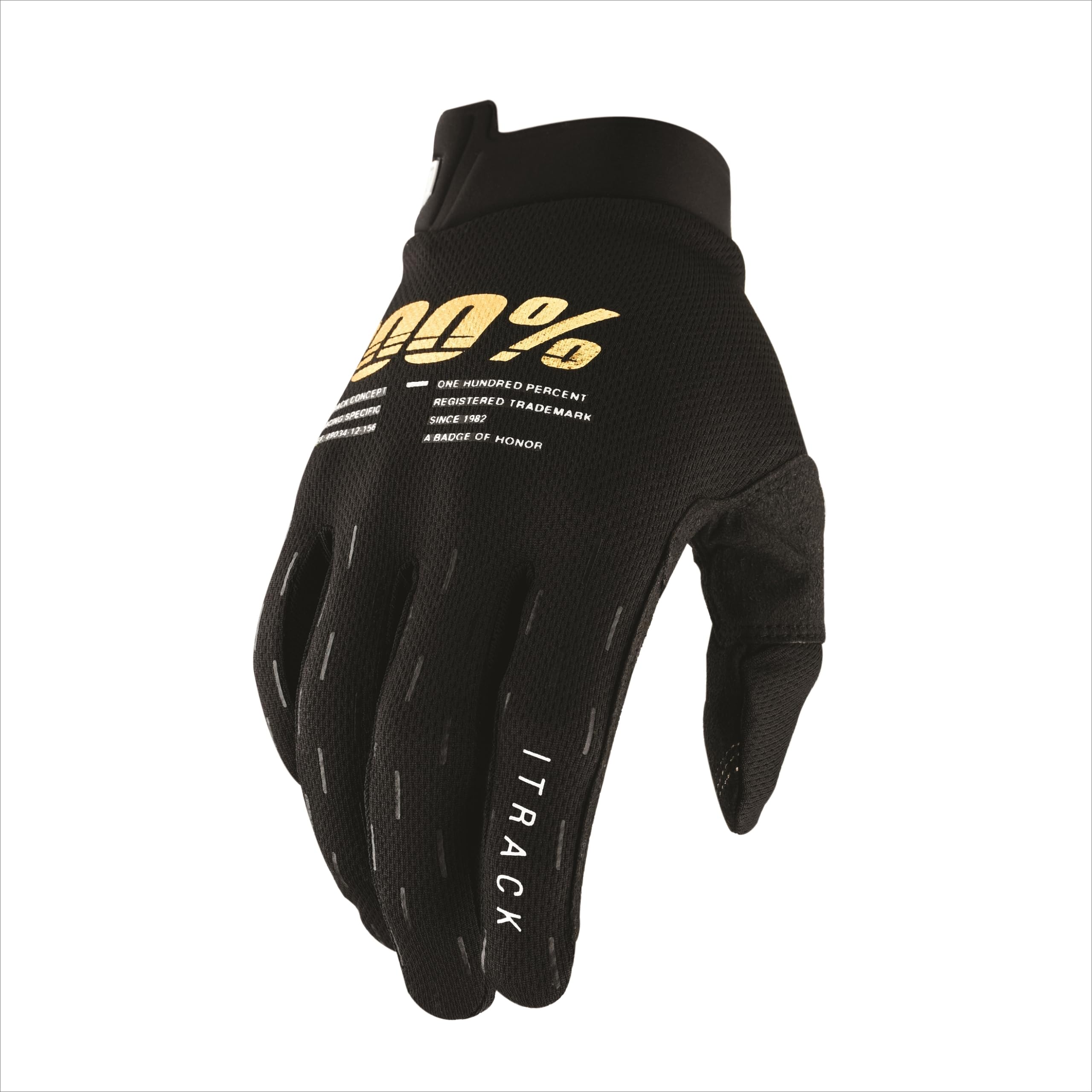 100% ITRACK Ultralight Motocross Gloves - Lightweight MX Dirt Bike & Powersport Racing Protective Gear