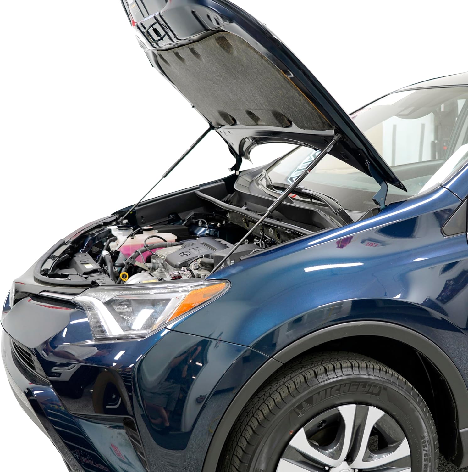 Redline Tuning 21-27021-02 Hood Quicklift Plus System Compatible with Toyota RAV4 2013-2018 (All Black Components)