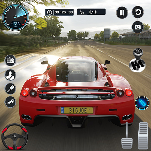 Real Open World Car Racing Simulator Games Grand Track Auto Car Drive