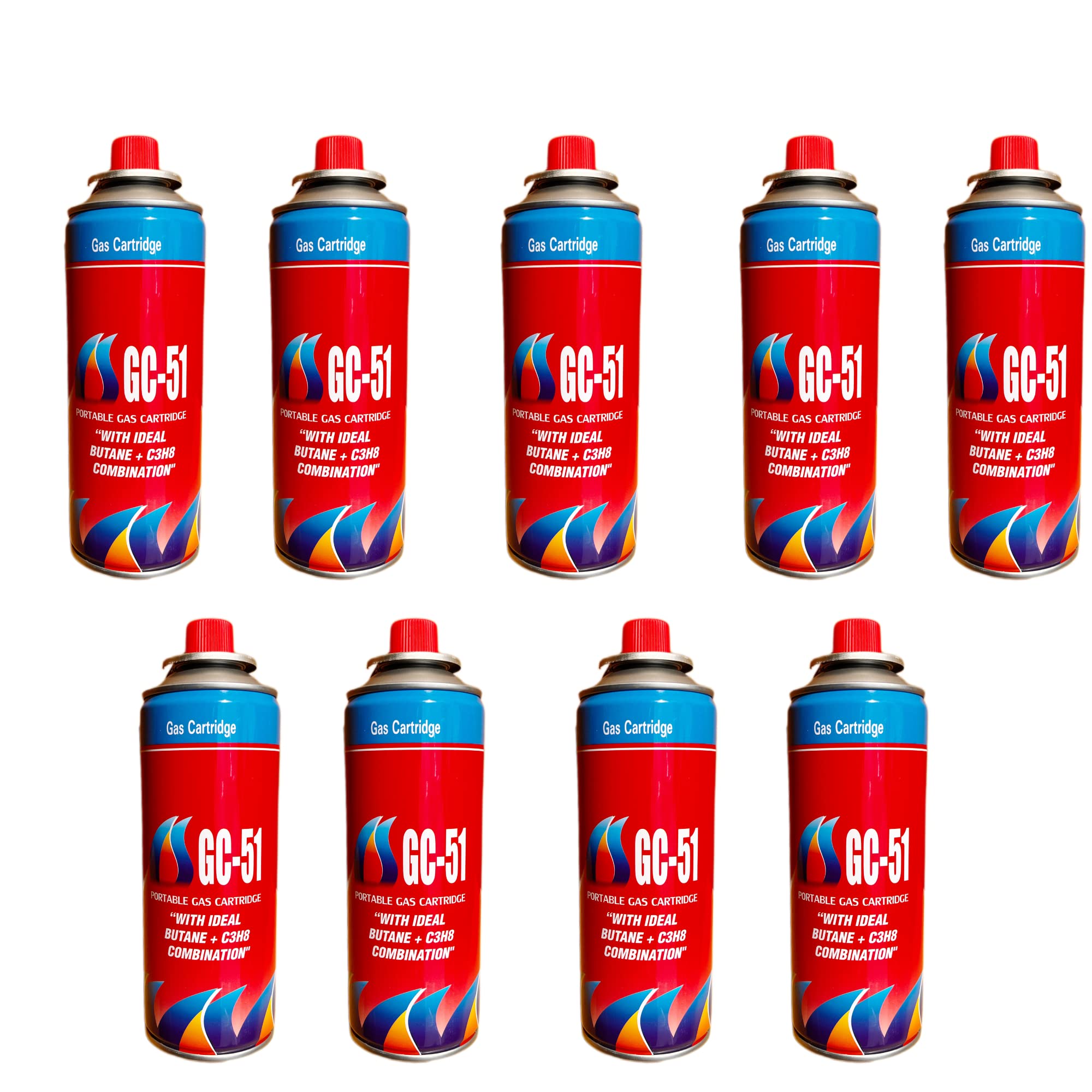 SHoRI Portable Gas Cartridge with Ideal Butane + C3H8 Combination CG51 Easy to Use Perfect Suitable for Camping Stove, Small Stove, Flame Torch, Welding Fuel Gas,(Universal Nozzle/Pin) Pack of 9 (B0C2KK5GXY) Amazon Price History, Amazon Price Tracker