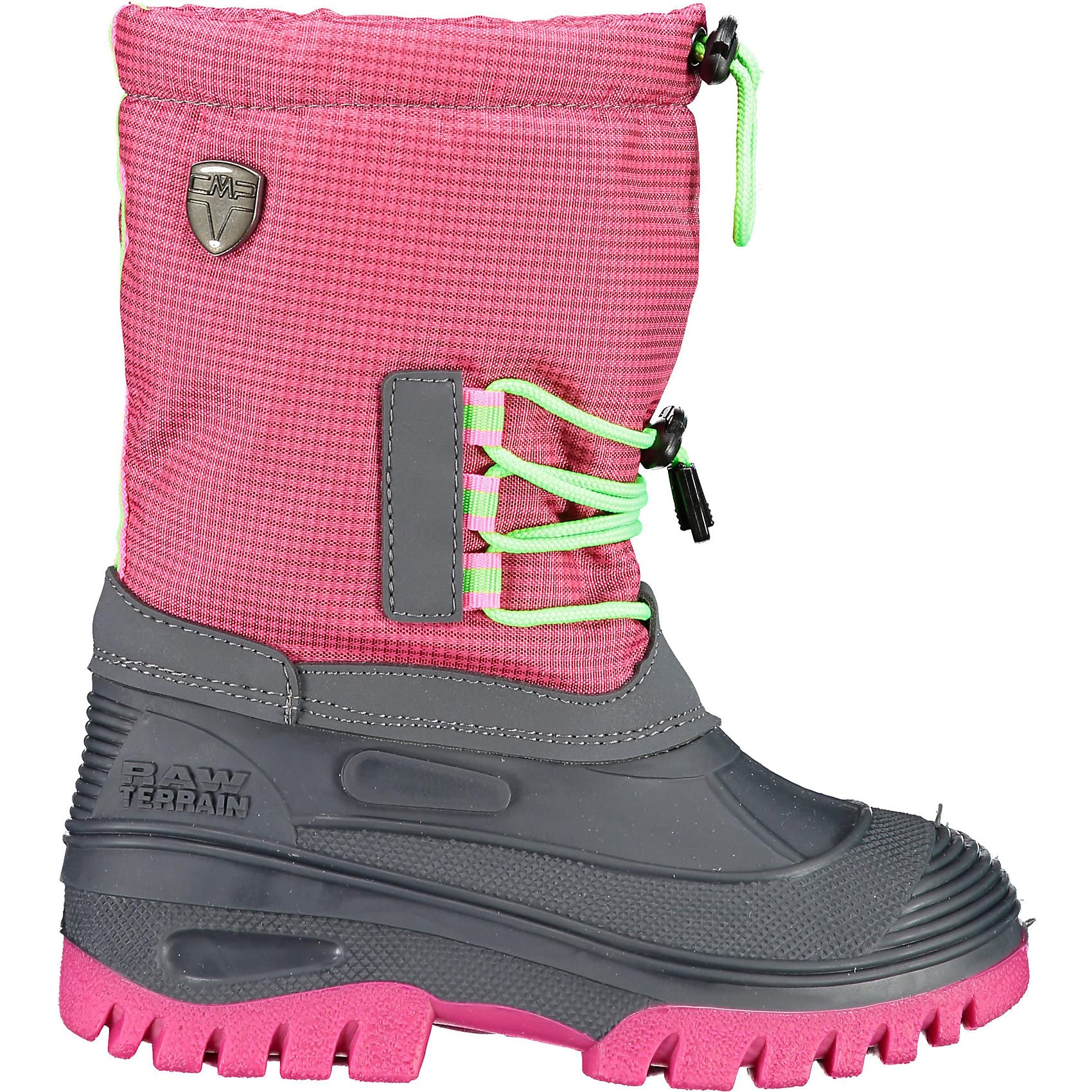 CMP Men's Ahto WP High Rise Hiking Shoes, Pink Fluo, 6