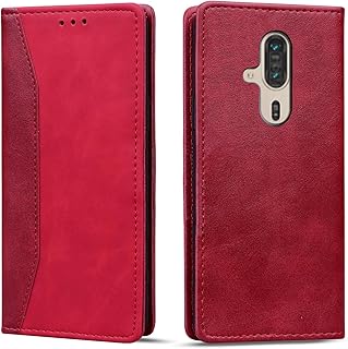 Torske と互換性がある らくらくスマートフォン F-53E スマホケース 適合 らくらくホン F-53E ケース らくらくスマートフォン F-53E ケース 手帳型 内蔵マグネット開閉式 ベルトなし ドコモ らくらくほんf53e カバー f53e手帳型ケース カードポケット 防水 折り畳み式 横置き機能 便利 らくらくフォンf-53e カバー (レッド)