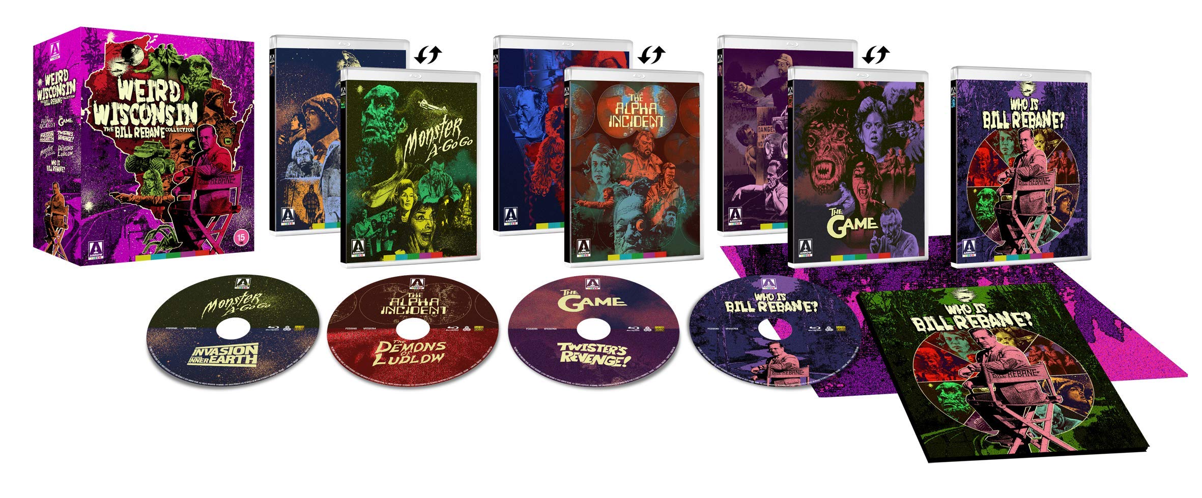 Arrow Video Weird Wisconsin: The Bill Rebane Collection (Limited Edition) [Blu-ray]