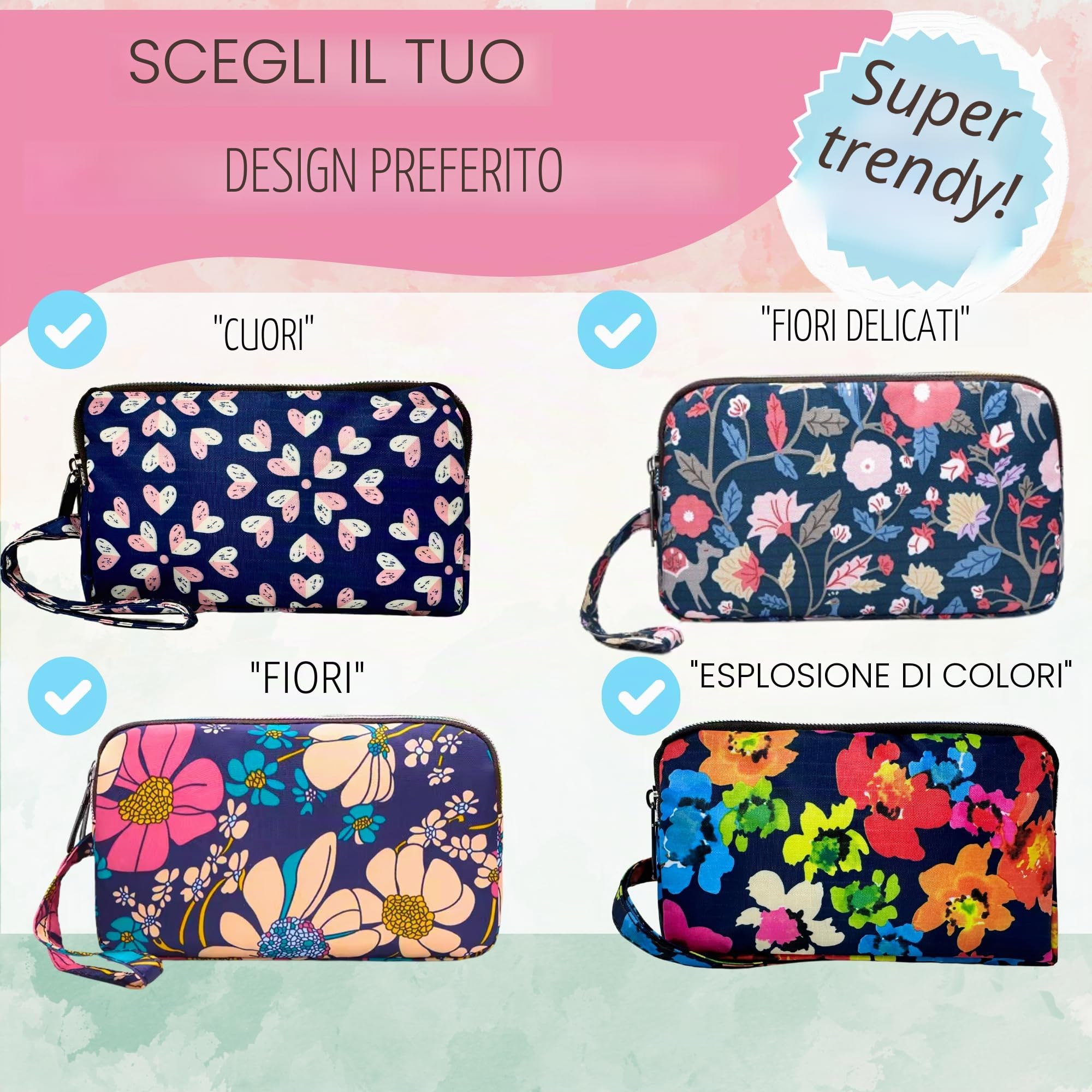 First Period Pal Pack To Go Kit | 26 pezzi | Kit primo ciclo per ragazze 9-12 | Borse mestruali per ragazze adolescenti per la scuola | Borsa mestruale discreta, assorbenti, salvaslip e kit mestruali