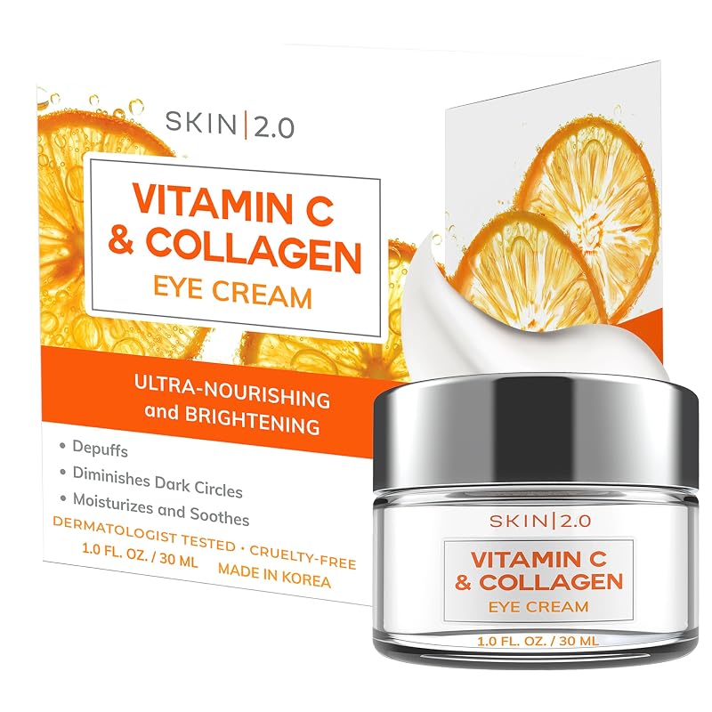 Creme para a região dos olhos Skin 2.0 com vitamina C e colágeno, 30 mL
