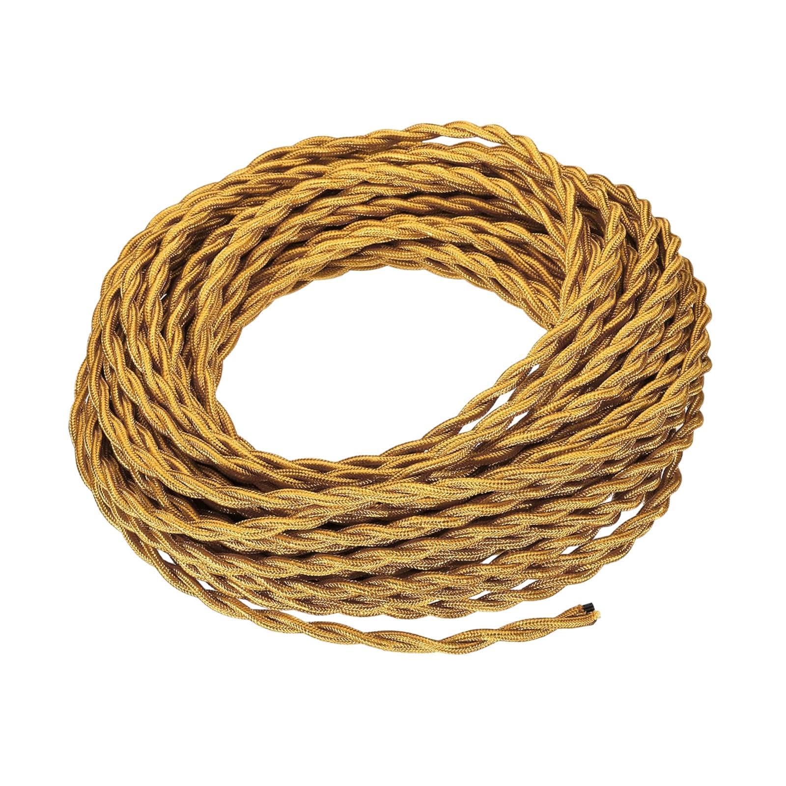MYADDICTION Pendant Light Cord DIY Lighting Fixture Cable for Industrial Bedroom Kitchen Gold-image-18