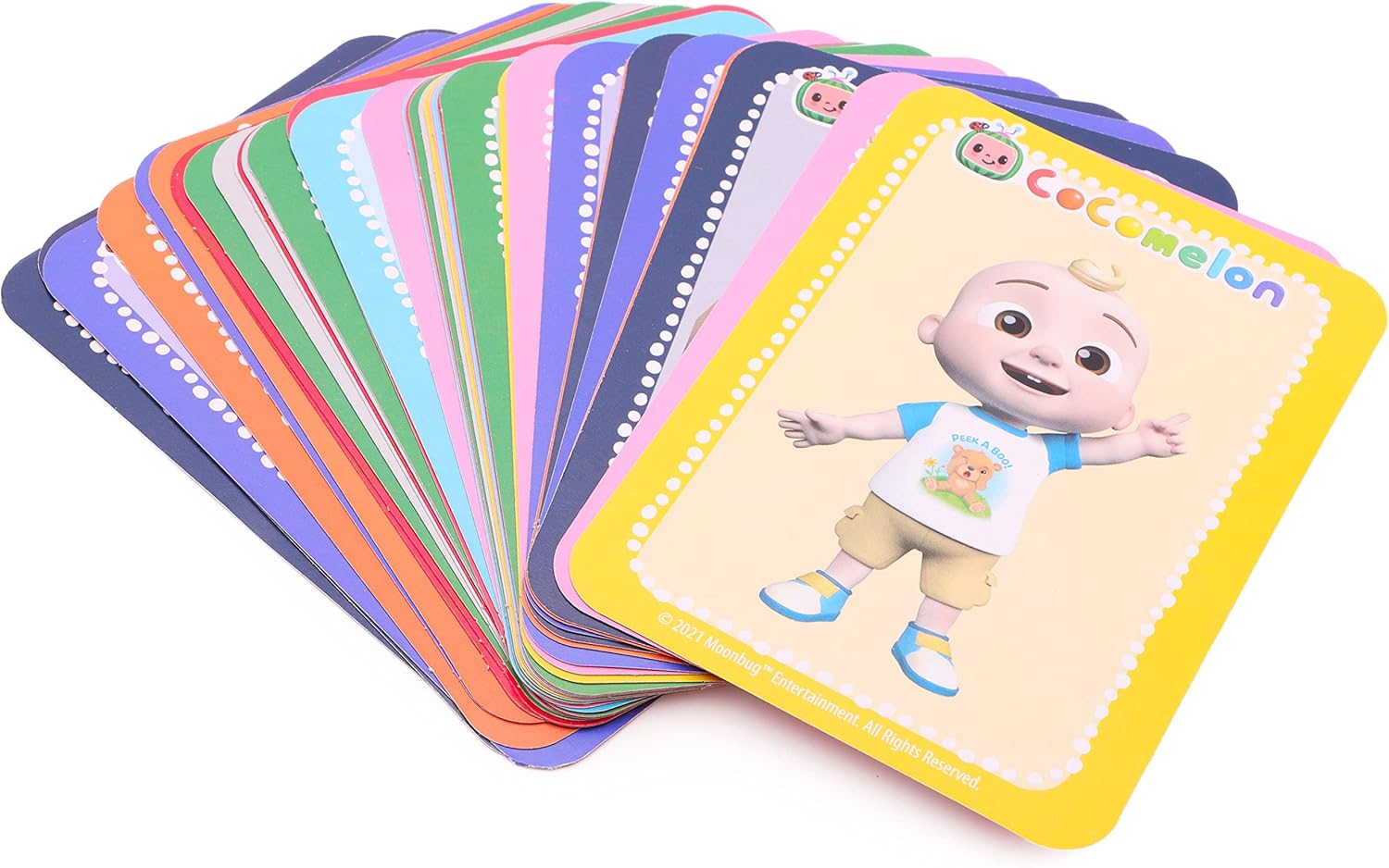 Toyland® Cocomelon Playing Cards - Pairs/Snap/Colour Colelct - Learn Colours & Characters - Toddler Games - Age 18 Months +