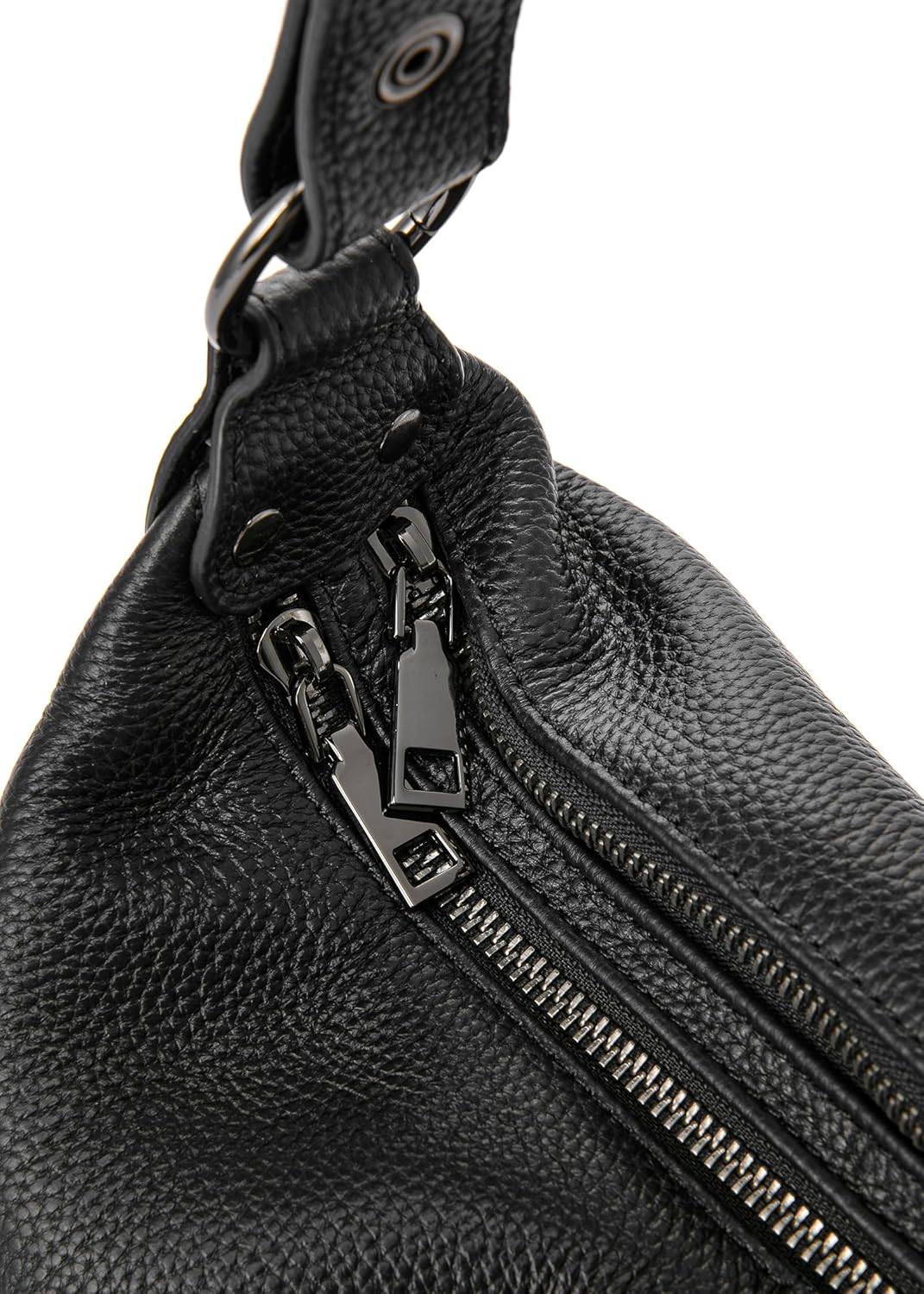 Genuine Leather Messenger Hobo Bags Crossbody Handbag for Women Shoulder Bag with Adjustable Straps - Image 9