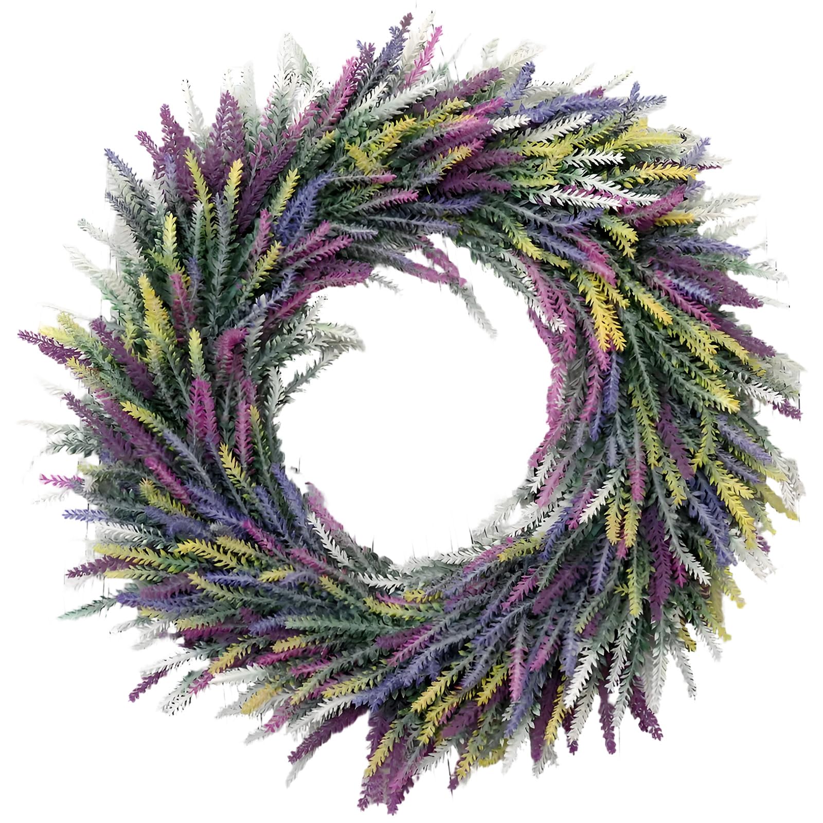 Beautiful Realistic Lavenders Wreath Sturdy and User Friendly Lavenders Garlands for Indoor Outdoors Festival Decors Festival Hanging Decors