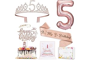 Celebrate Her FIFTH with Enchanting Rose Gold Decor
