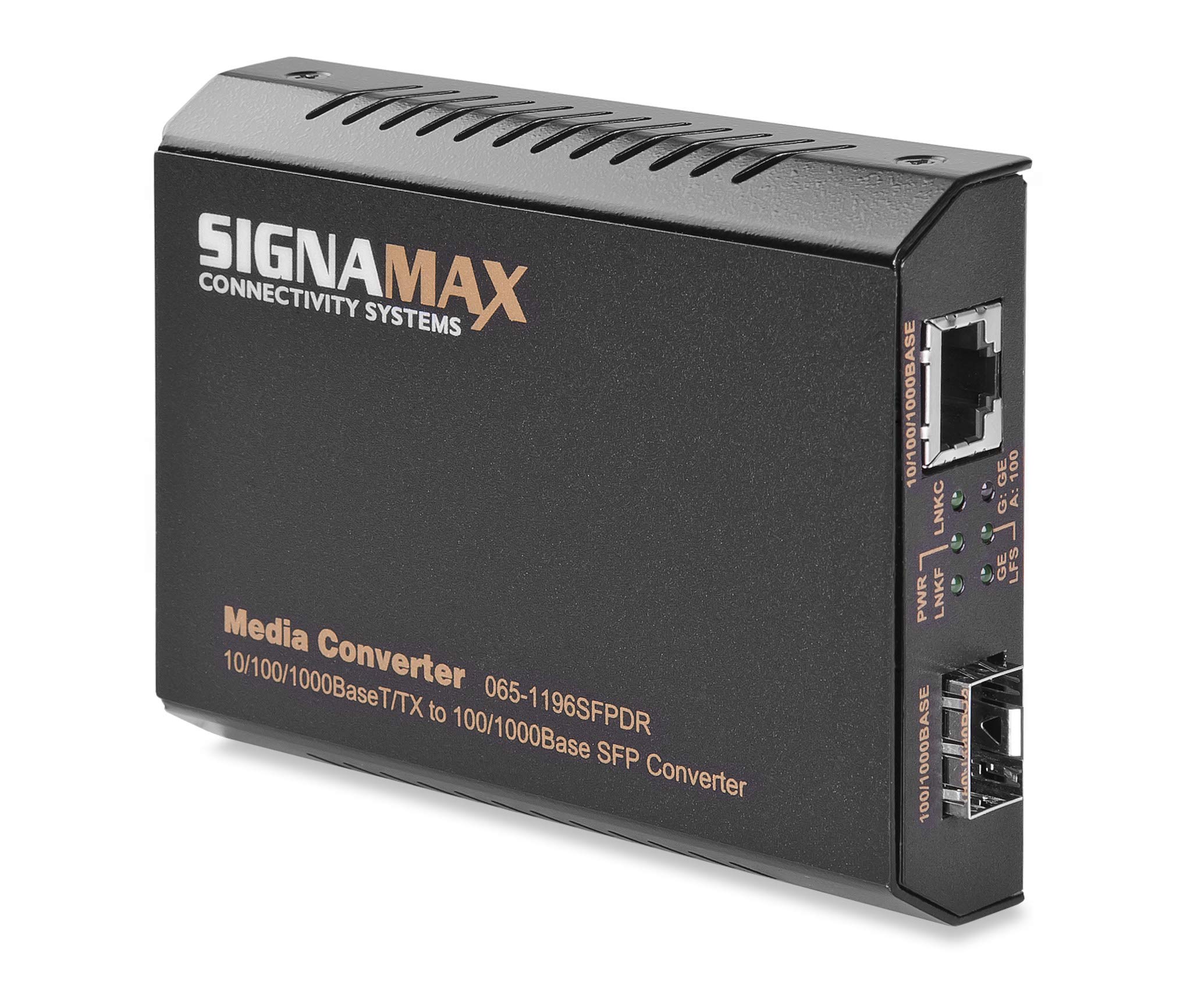 Signamax/AESP - 10/100/1000BaseT/TX to 1000Base SFP Converter