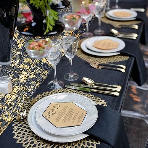 Miniatura 8 de VIJIV Camino de mesa plateado de 11 pulgadas x 50 pies, camino de mesa brillante para fiesta, centro de mesa, decoración para boda, recepción,