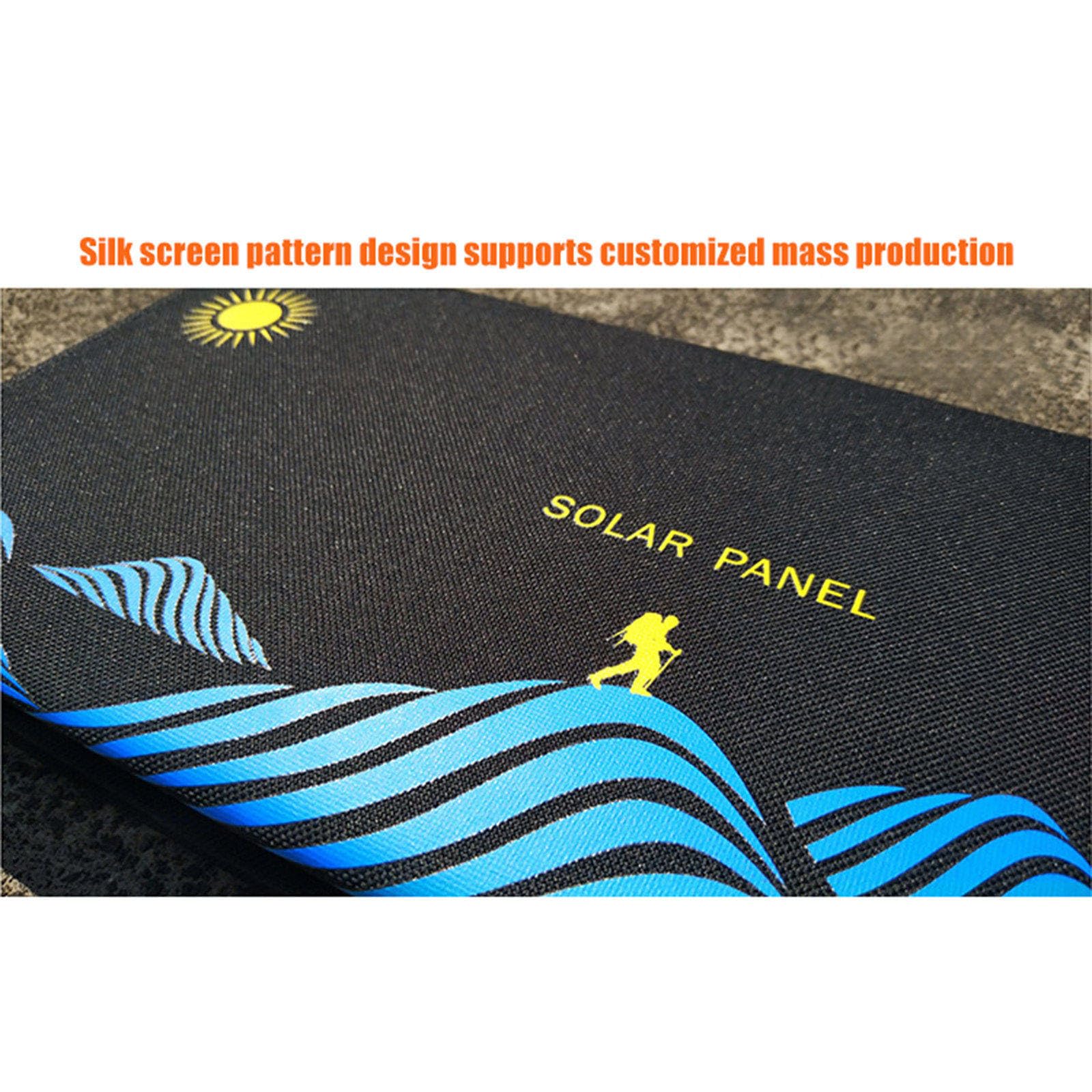 Pannello Solare Pieghevole Borsa Pieghevole Solare Pannello di Ricarica Solare Portatile Esterno,50W